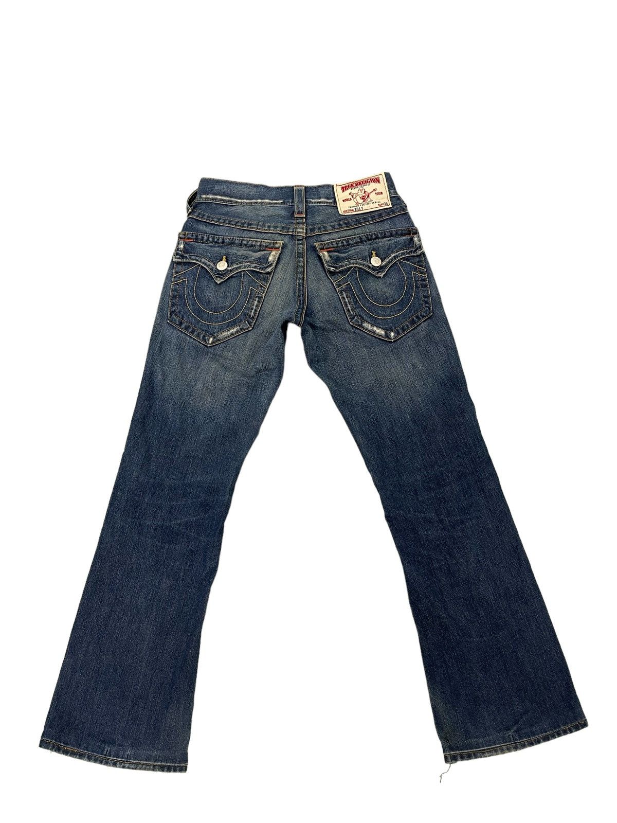 Japanese Brand Flare Jeans True Religion USA Low Rise Boot Cut Denim 30🟦 Size US 29 - 13 Thumbnail