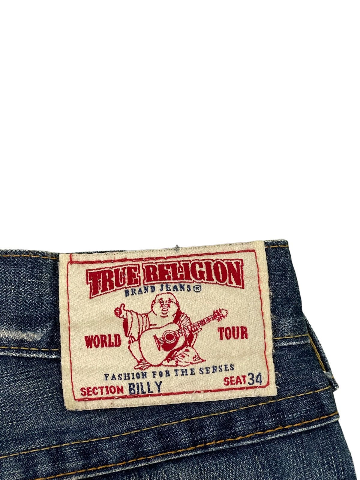 Japanese Brand Flare Jeans True Religion USA Low Rise Boot Cut Denim 30🟦 Size US 29 - 22 Thumbnail