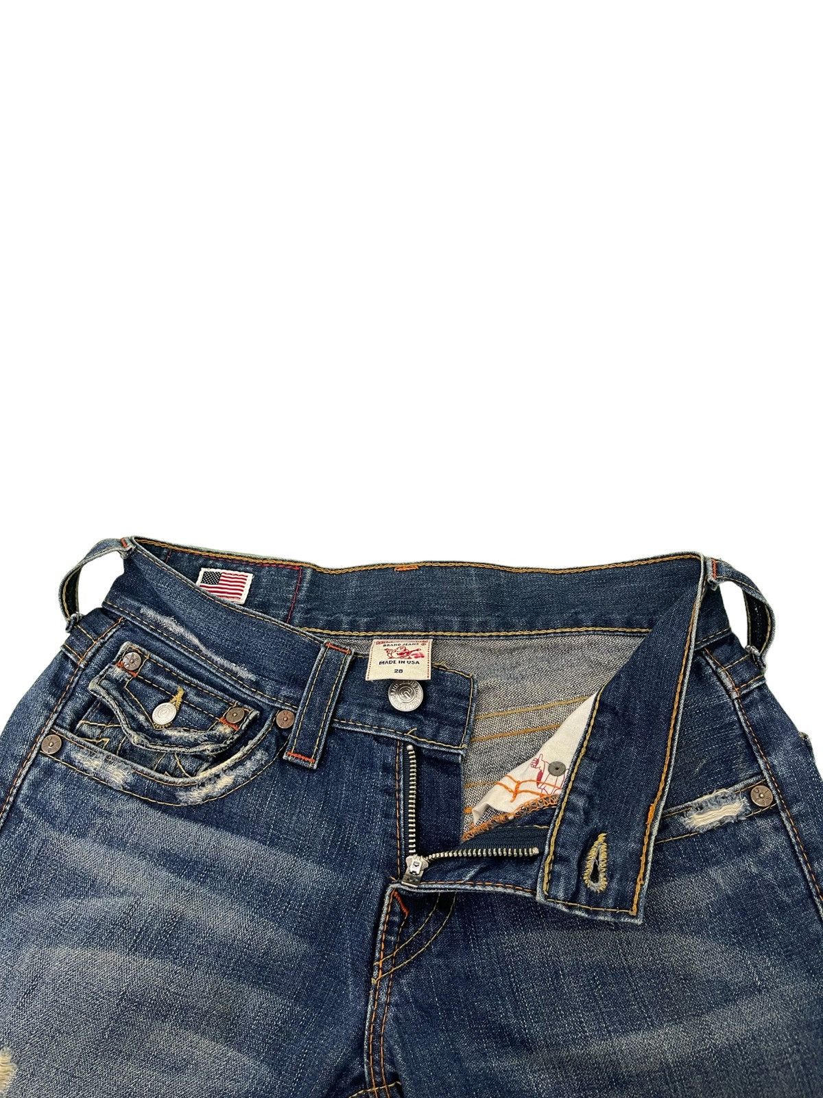 Japanese Brand Flare Jeans True Religion USA Low Rise Boot Cut Denim 30🟦 Size US 29 - 12 Thumbnail