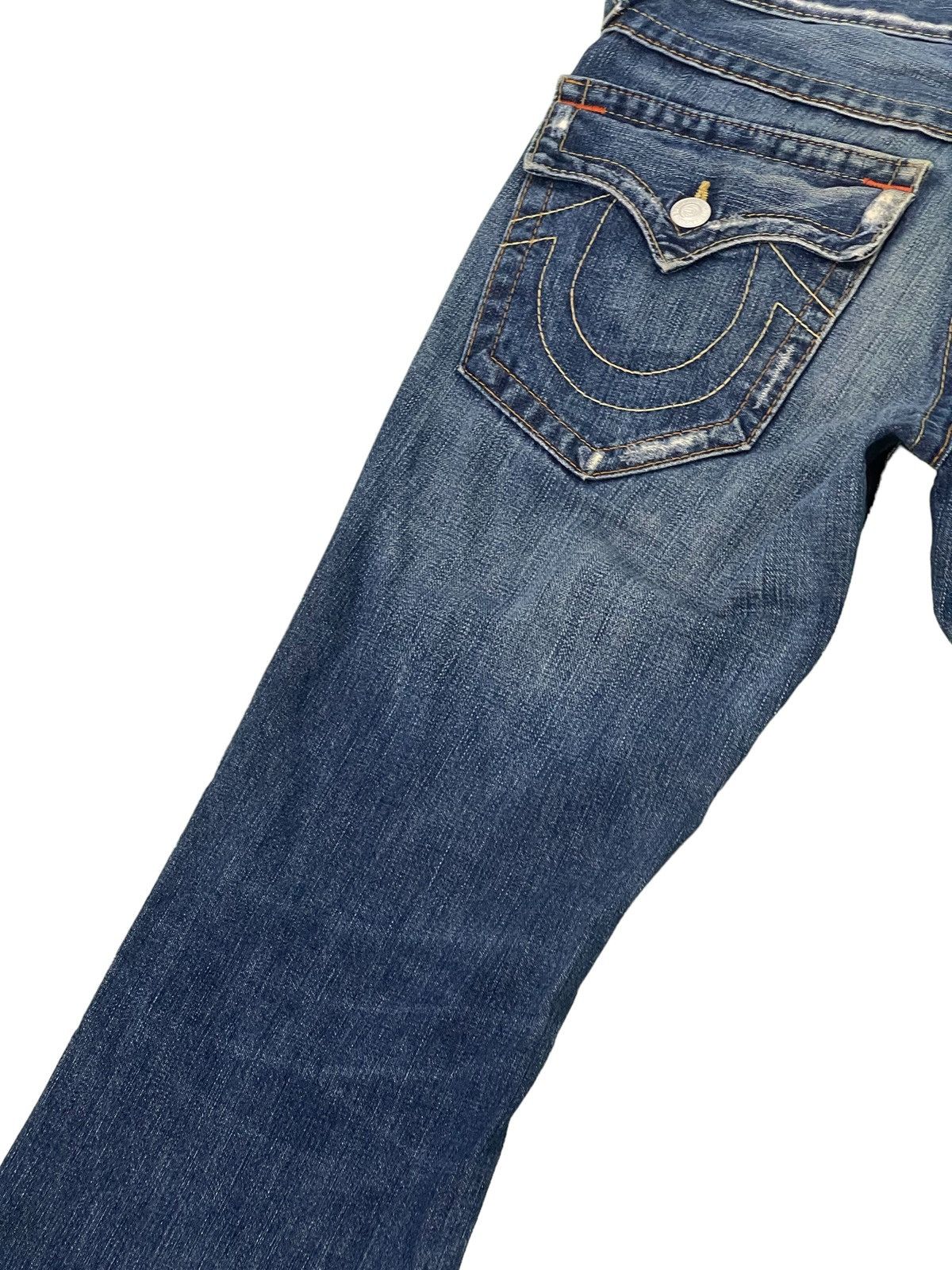 Japanese Brand Flare Jeans True Religion USA Low Rise Boot Cut Denim 30🟦 Size US 29 - 18 Thumbnail