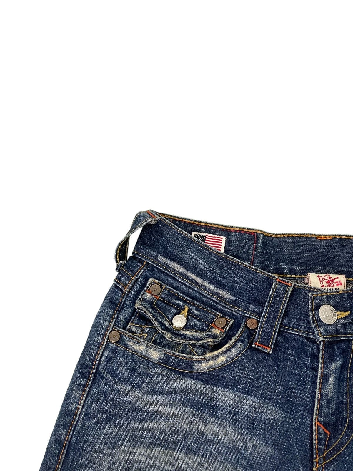 Japanese Brand Flare Jeans True Religion USA Low Rise Boot Cut Denim 30🟦 Size US 29 - 11 Thumbnail