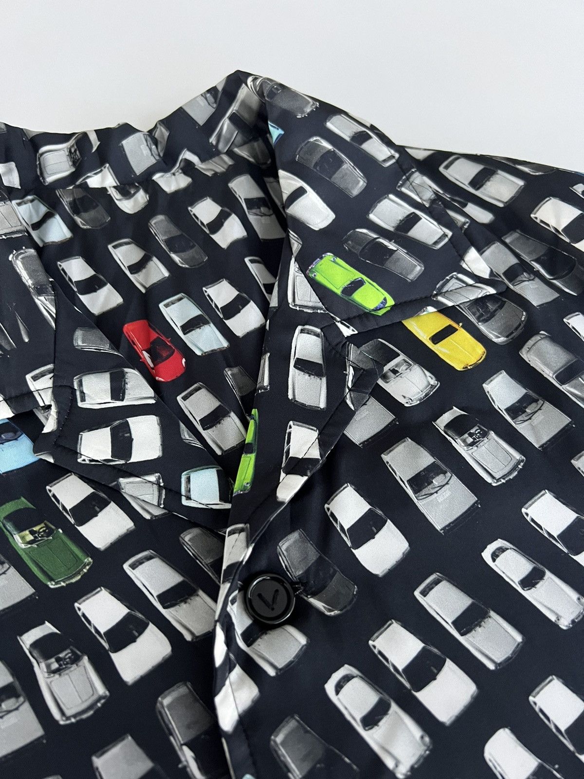 Bottega Veneta Bottega Veneta Car-print Padded Shirt Sleeve Shirt Size US M / EU 48-50 / 2 - 4 Thumbnail
