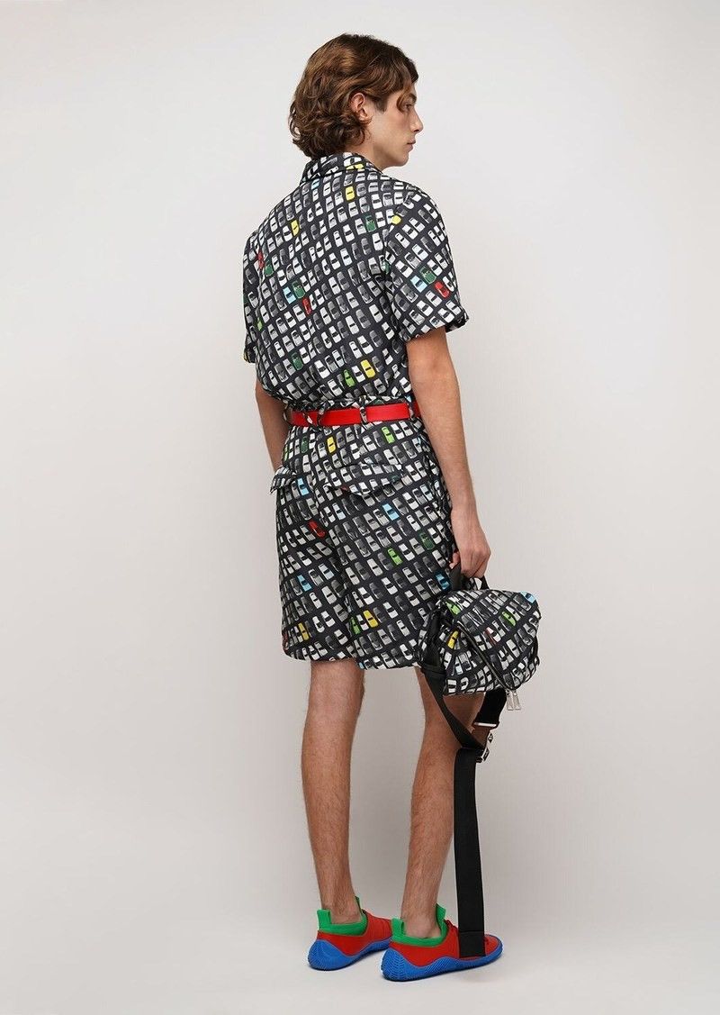 Bottega Veneta Bottega Veneta Car-print Padded Shirt Sleeve Shirt Size US M / EU 48-50 / 2 - 8 Thumbnail