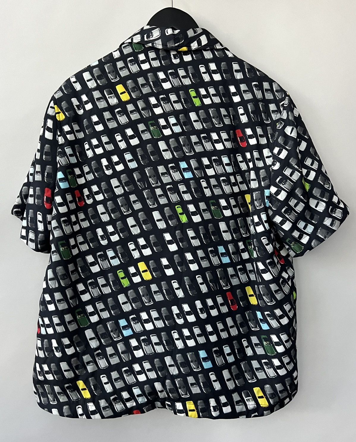 Bottega Veneta Bottega Veneta Car-print Padded Shirt Sleeve Shirt Size US M / EU 48-50 / 2 - 2 Thumbnail