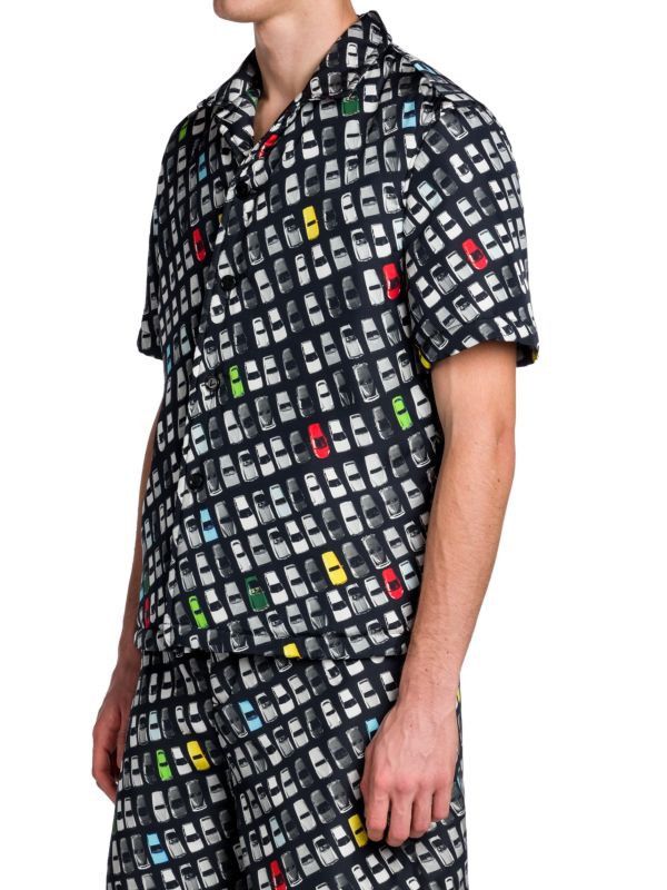 Bottega Veneta Bottega Veneta Car-print Padded Shirt Sleeve Shirt Size US M / EU 48-50 / 2 - 7 Thumbnail