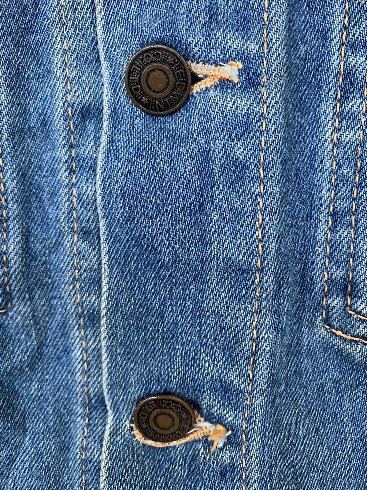Edwin × Vintage Vintage Edwin Trucker Denim Jacket Size US M / EU 48-50 / 2 - 10 Thumbnail