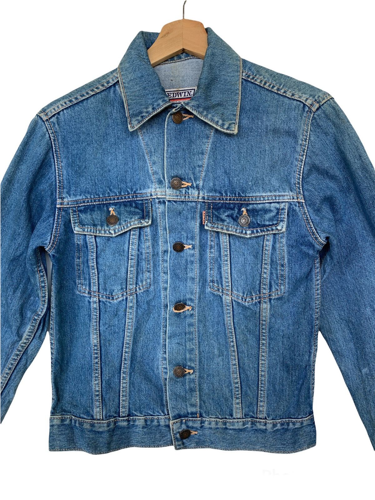 Edwin × Vintage Vintage Edwin Trucker Denim Jacket Size US M / EU 48-50 / 2 - 4 Thumbnail