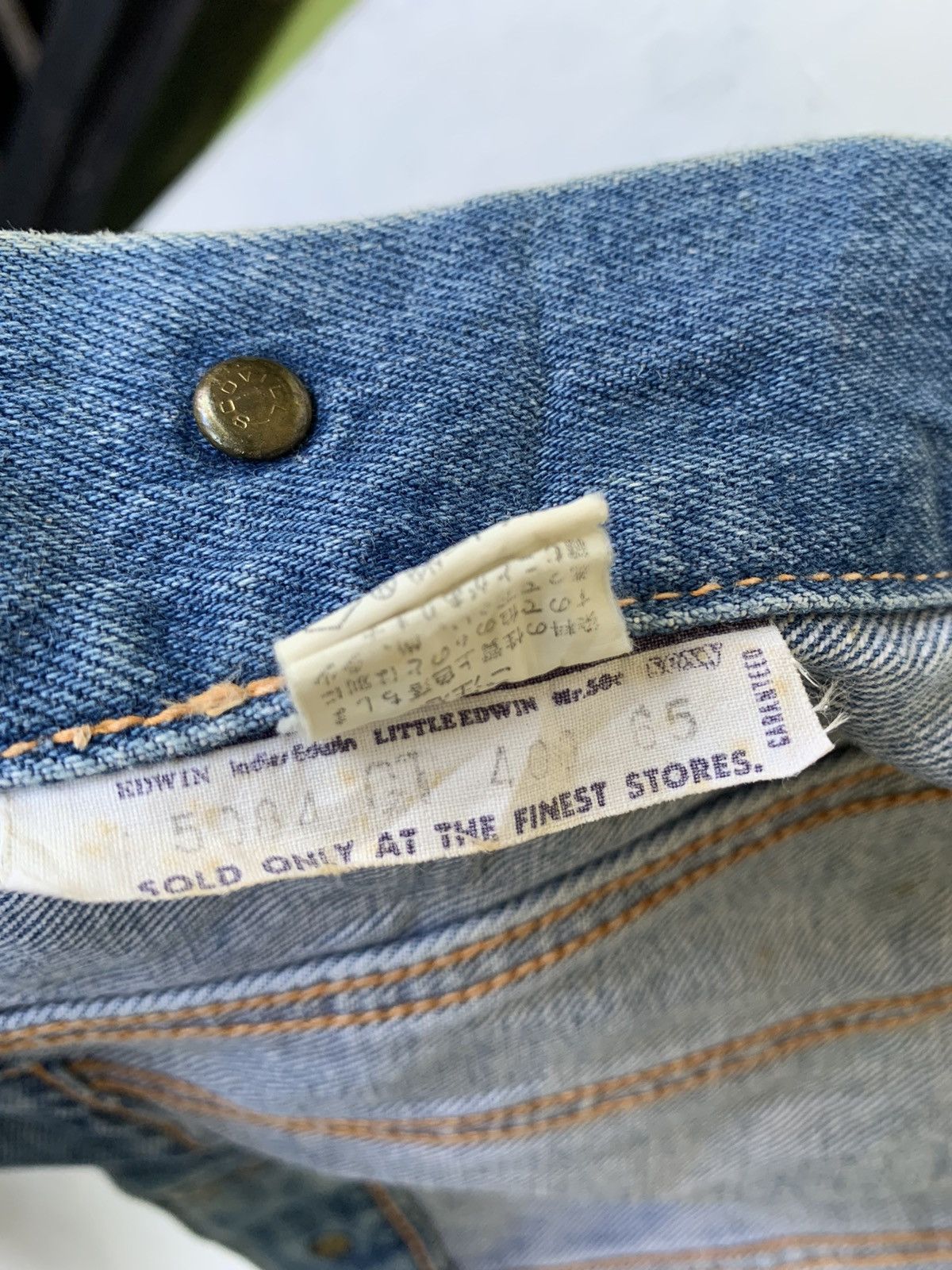 Edwin × Vintage Vintage Edwin Trucker Denim Jacket Size US M / EU 48-50 / 2 - 17 Thumbnail