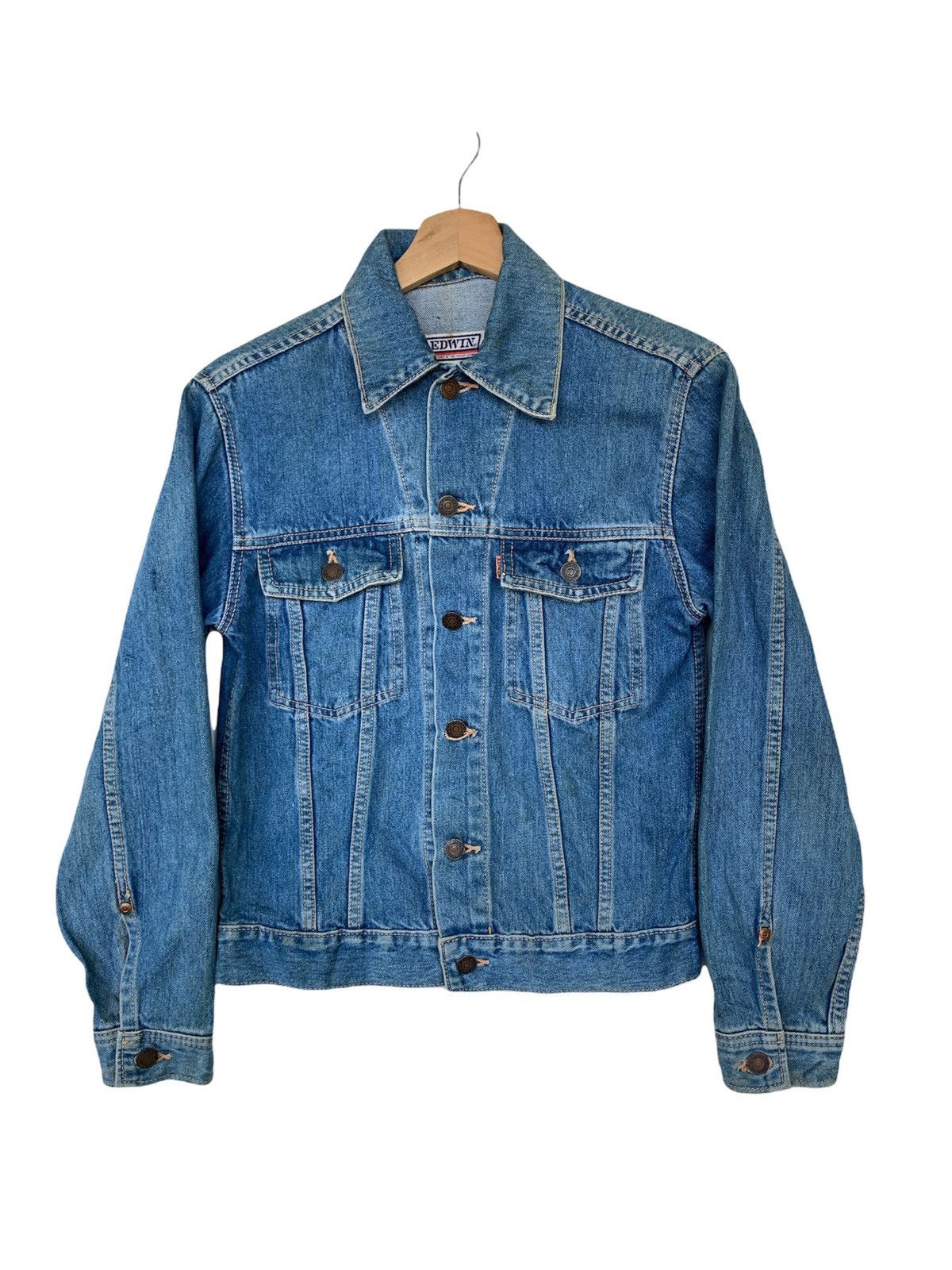 Edwin × Vintage Vintage Edwin Trucker Denim Jacket Size US M / EU 48-50 / 2 - 3 Thumbnail