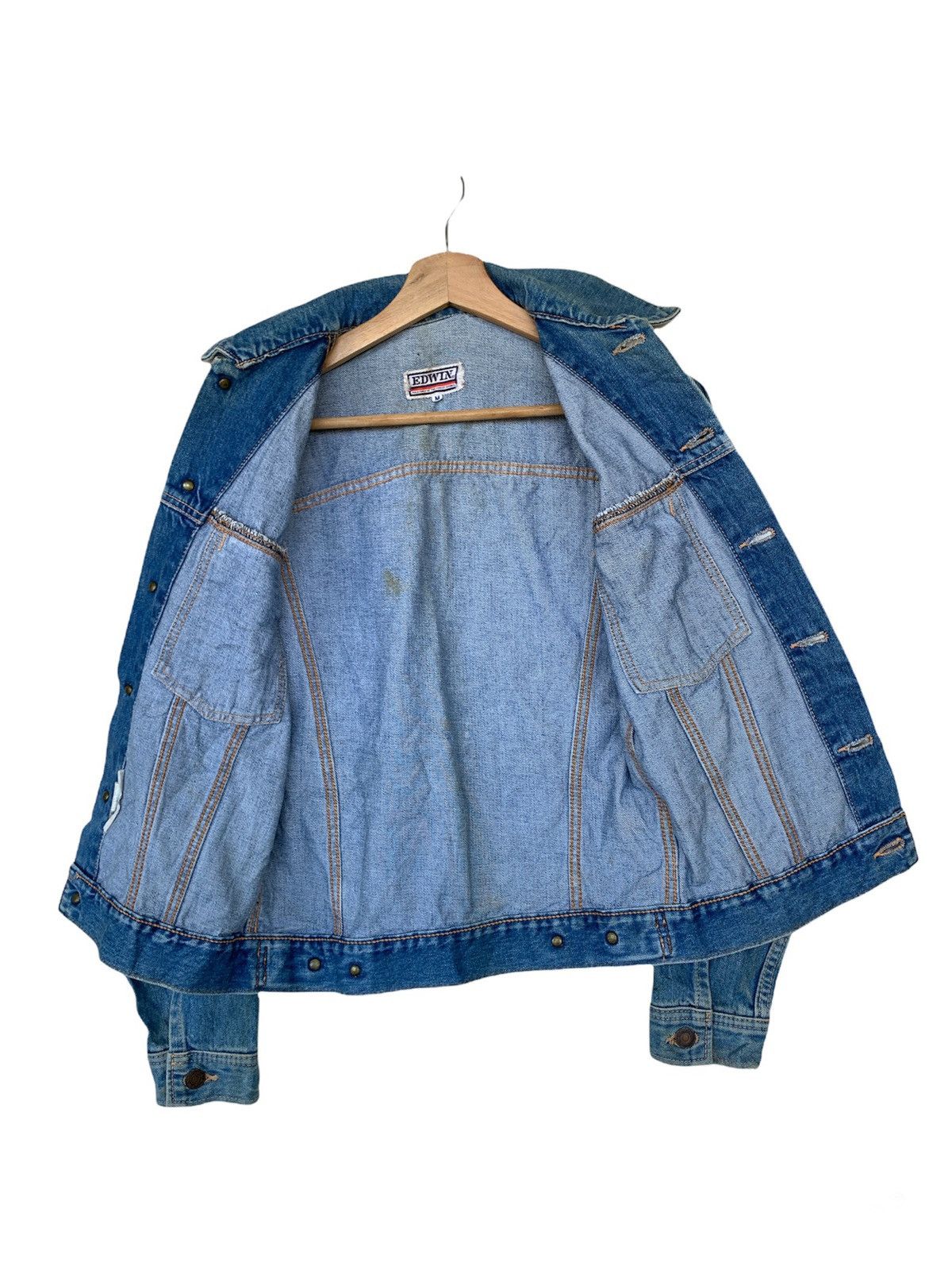 Edwin × Vintage Vintage Edwin Trucker Denim Jacket Size US M / EU 48-50 / 2 - 6 Thumbnail