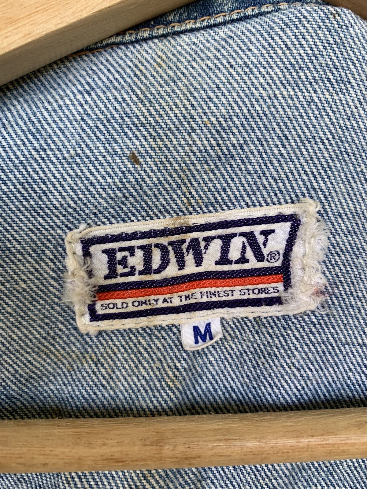 Edwin × Vintage Vintage Edwin Trucker Denim Jacket Size US M / EU 48-50 / 2 - 16 Thumbnail