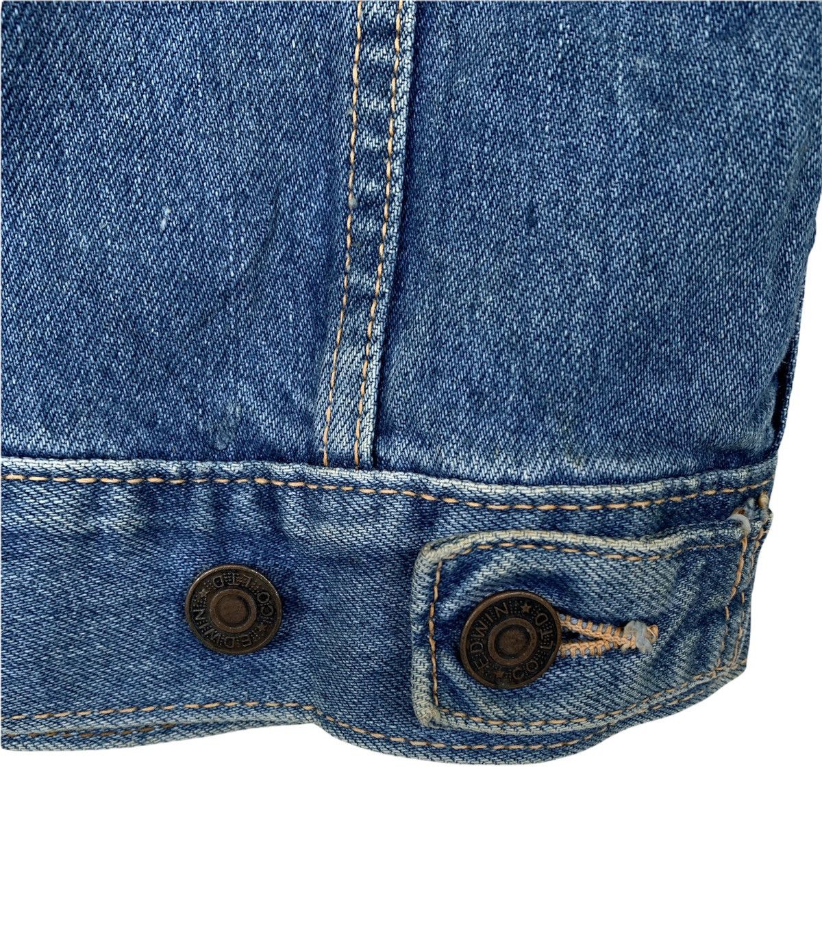 Edwin × Vintage Vintage Edwin Trucker Denim Jacket Size US M / EU 48-50 / 2 - 12 Thumbnail