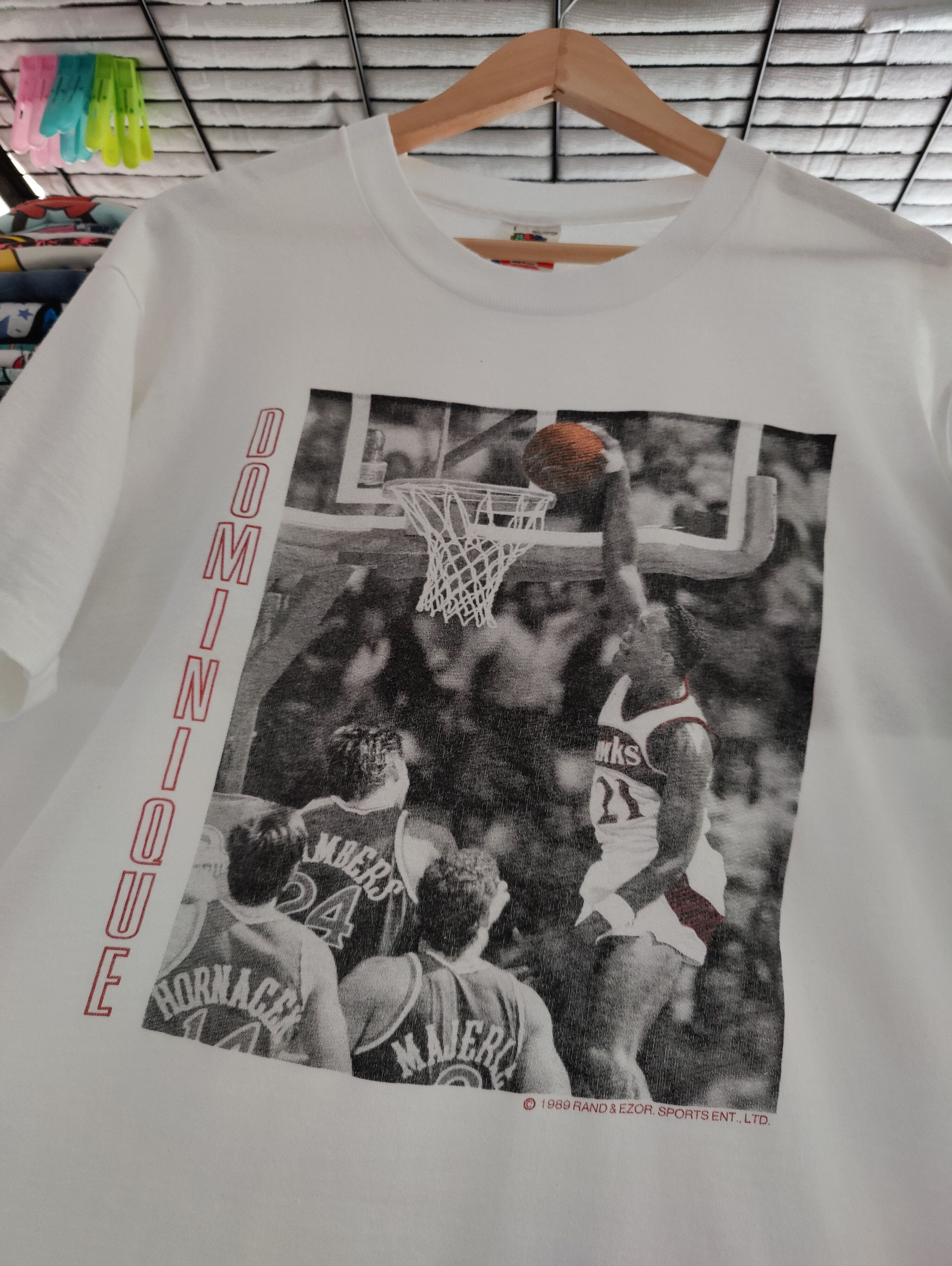 Fruit Of The Loom × NBA (Rare) 1989 Dominique Wilkins, Atlanta Hawks Size US L / EU 52-54 / 3 - 2 Thumbnail
