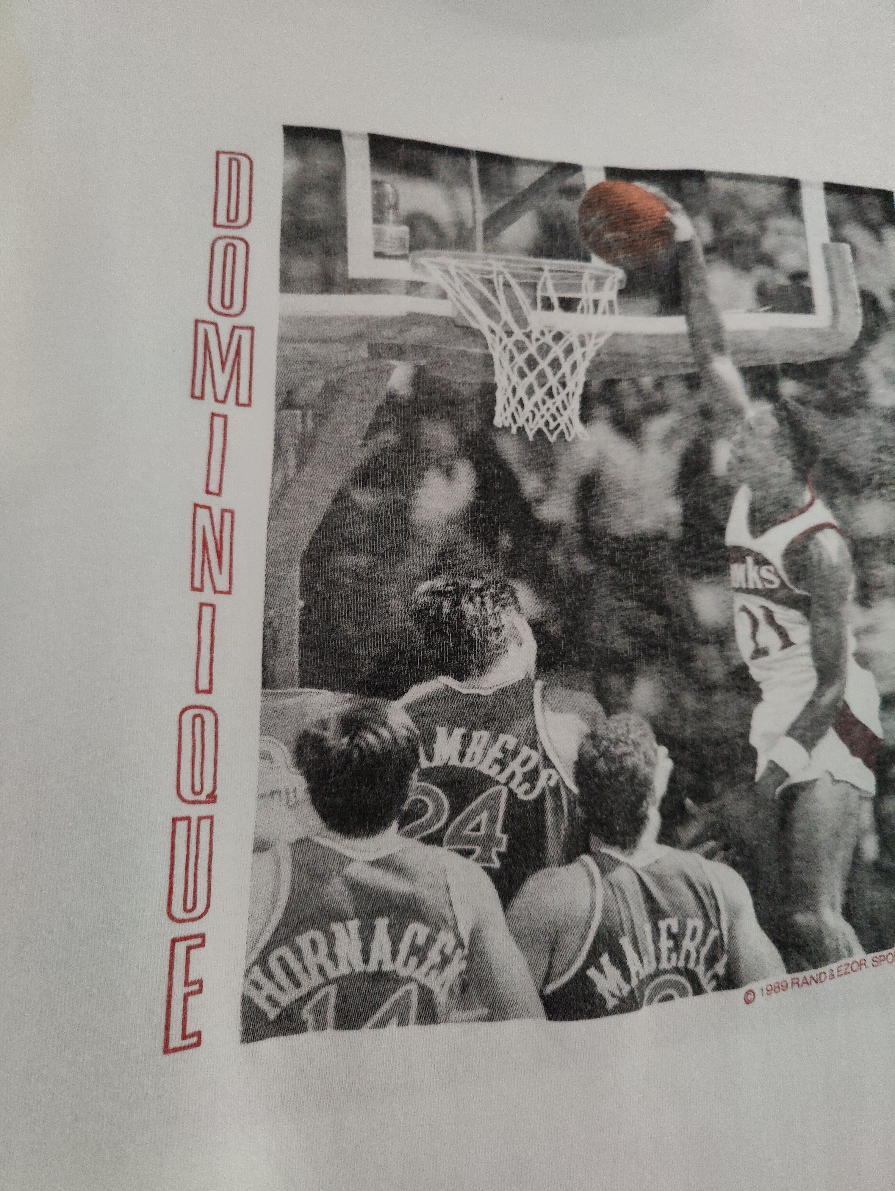 Fruit Of The Loom × NBA (Rare) 1989 Dominique Wilkins, Atlanta Hawks Size US L / EU 52-54 / 3 - 5 Thumbnail