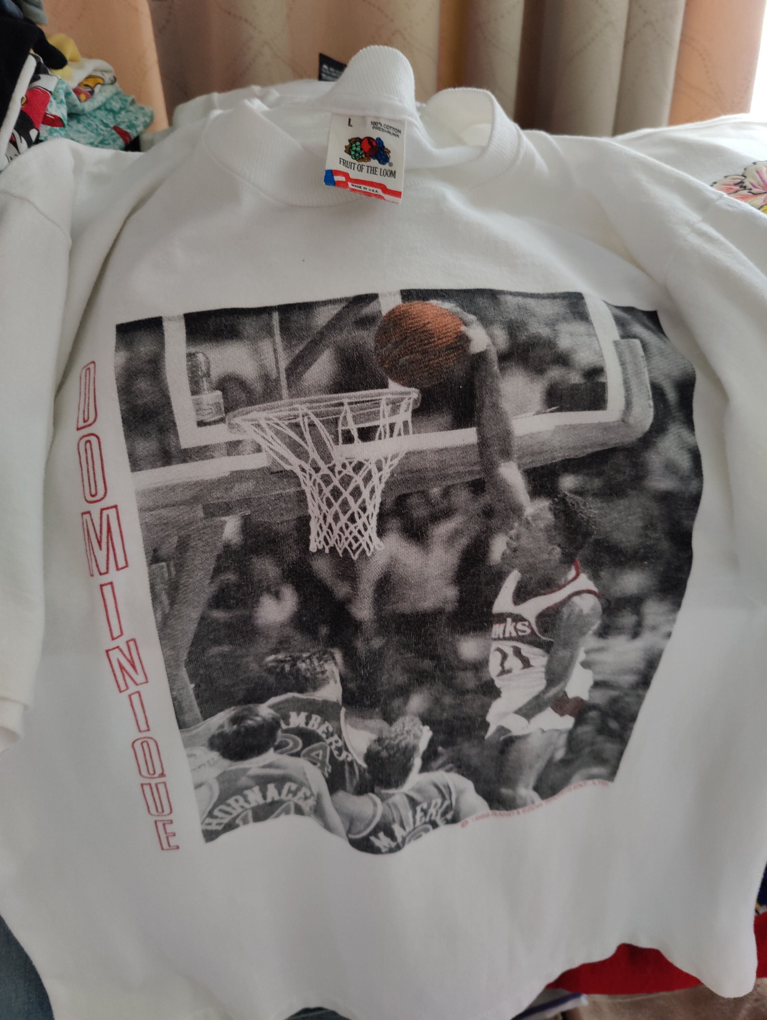 Fruit Of The Loom × NBA (Rare) 1989 Dominique Wilkins, Atlanta Hawks Size US L / EU 52-54 / 3 - 3 Thumbnail