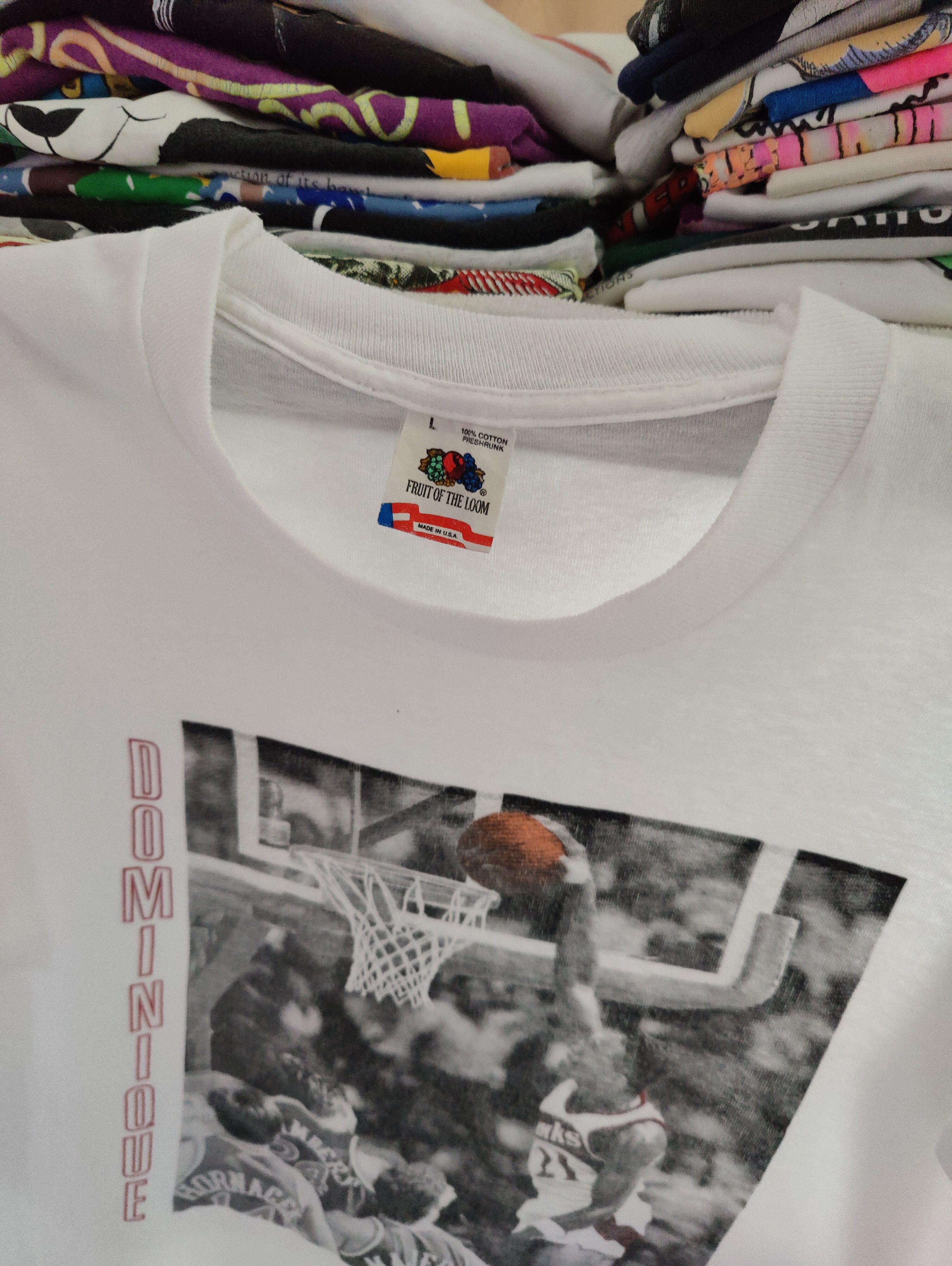 Fruit Of The Loom × NBA (Rare) 1989 Dominique Wilkins, Atlanta Hawks Size US L / EU 52-54 / 3 - 4 Thumbnail