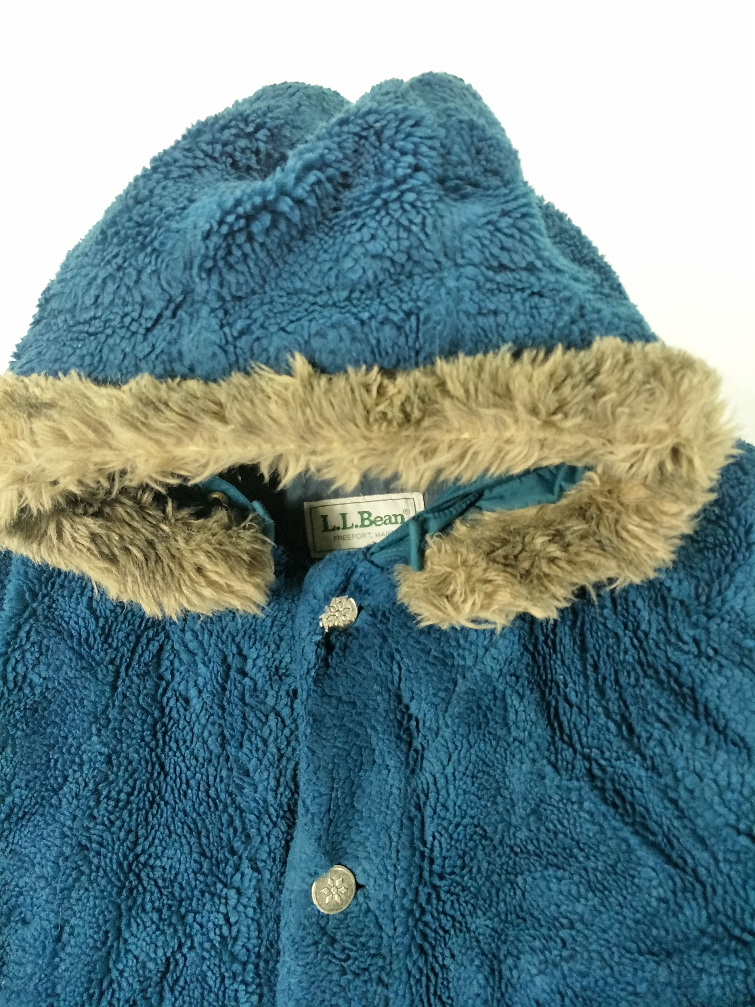 L.L. Bean Vtg 70’s LL Bean Parkas Sherpa Faur Native Button Size US L / EU 52-54 / 3 - 3 Thumbnail