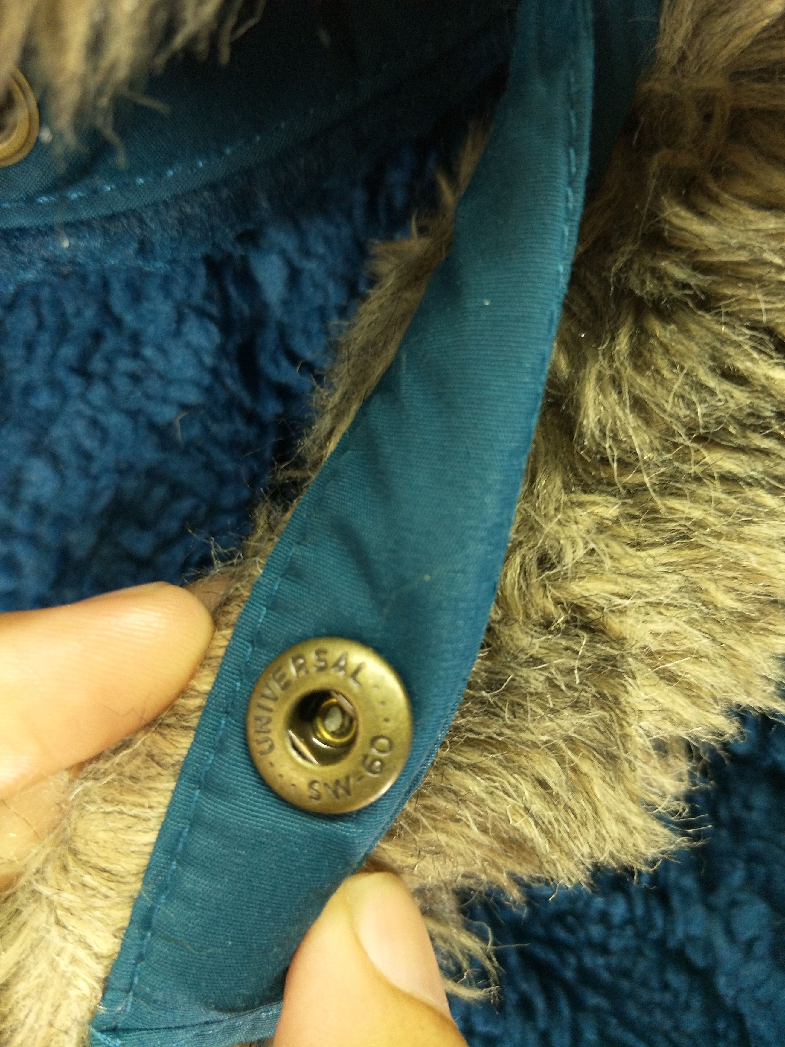 L.L. Bean Vtg 70’s LL Bean Parkas Sherpa Faur Native Button Size US L / EU 52-54 / 3 - 6 Thumbnail