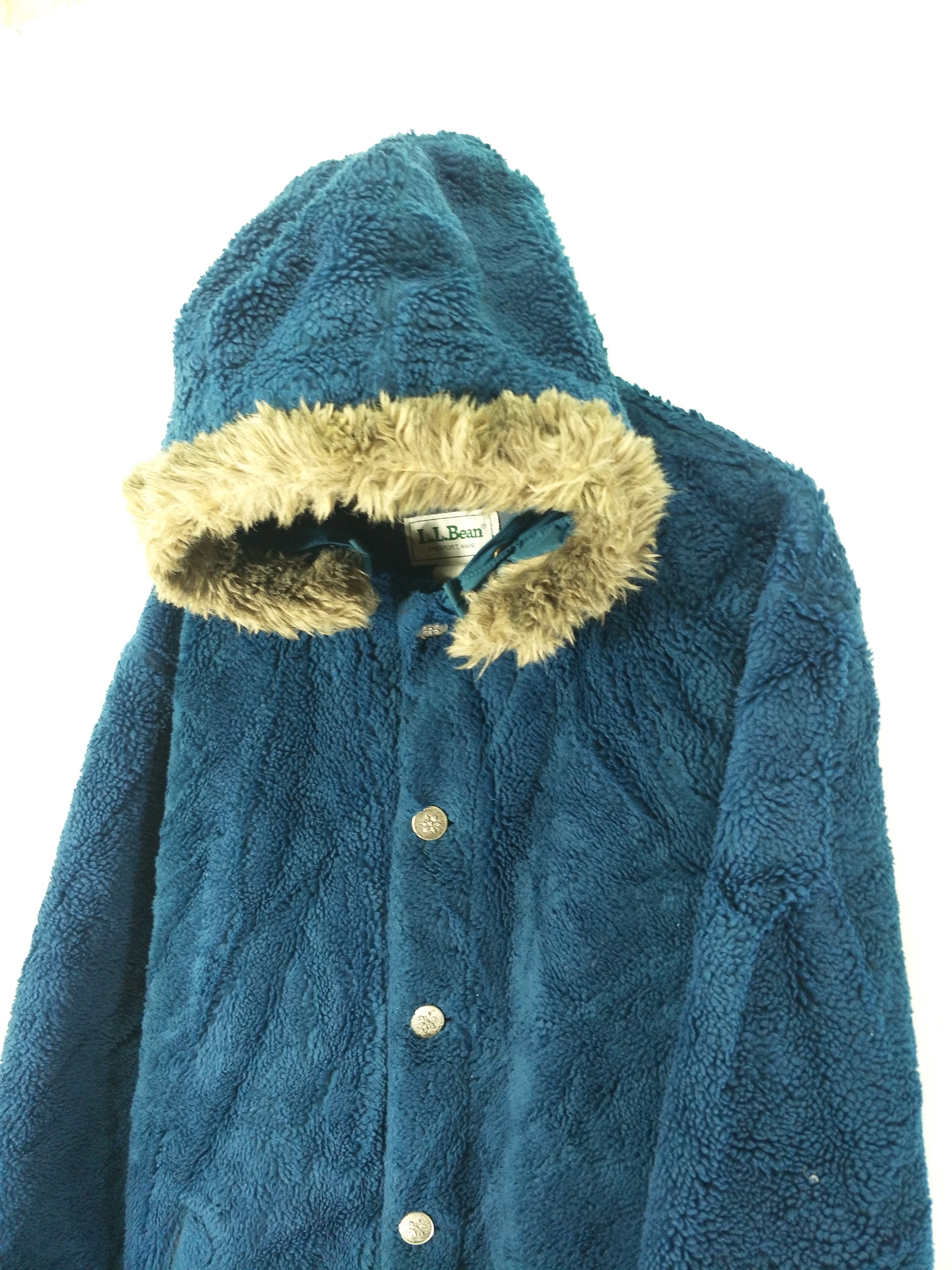 L.L. Bean Vtg 70’s LL Bean Parkas Sherpa Faur Native Button Size US L / EU 52-54 / 3 - 1 Thumbnail