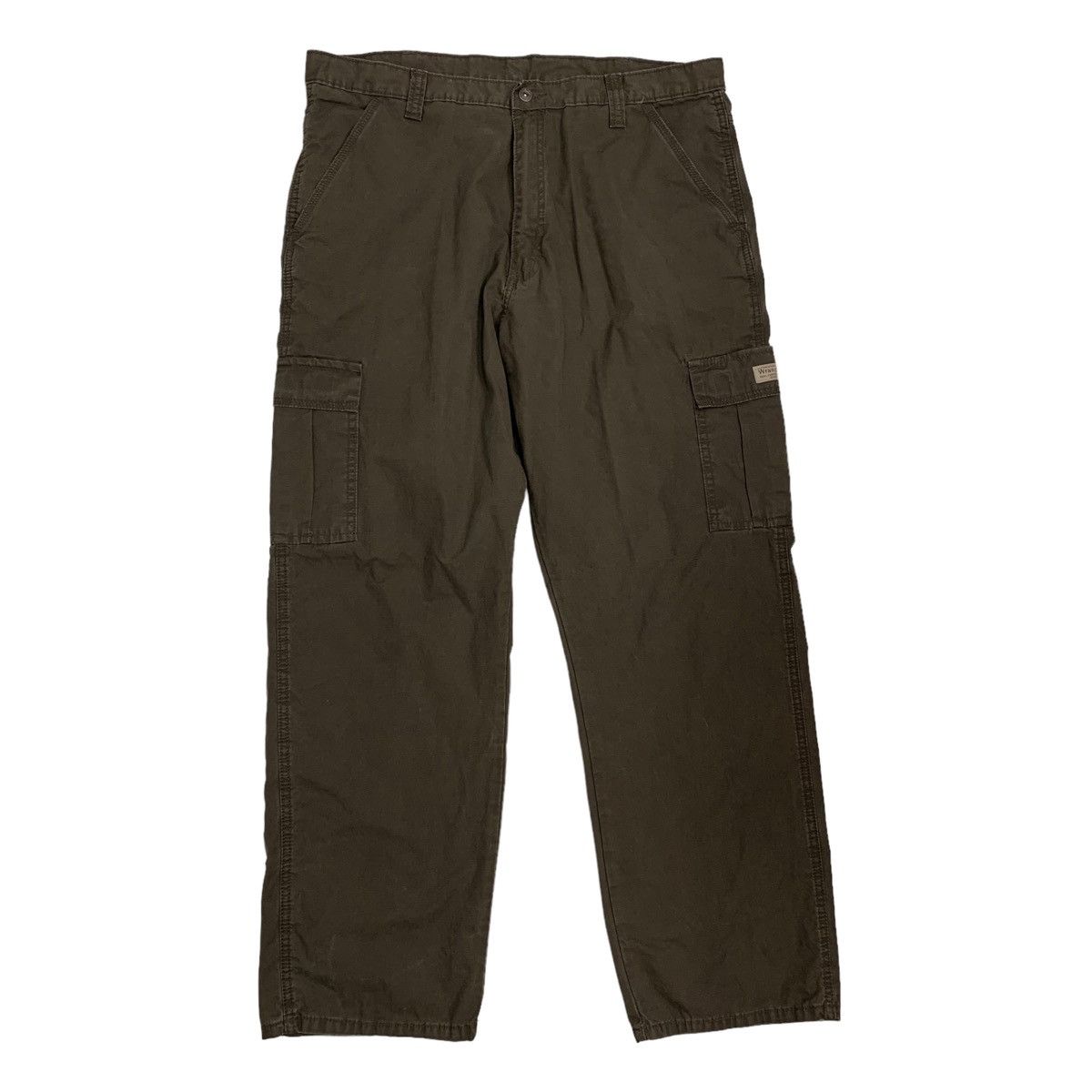 Vintage Vintage Y2K wrangler cargo pants green ripstop baggy 36 x 32