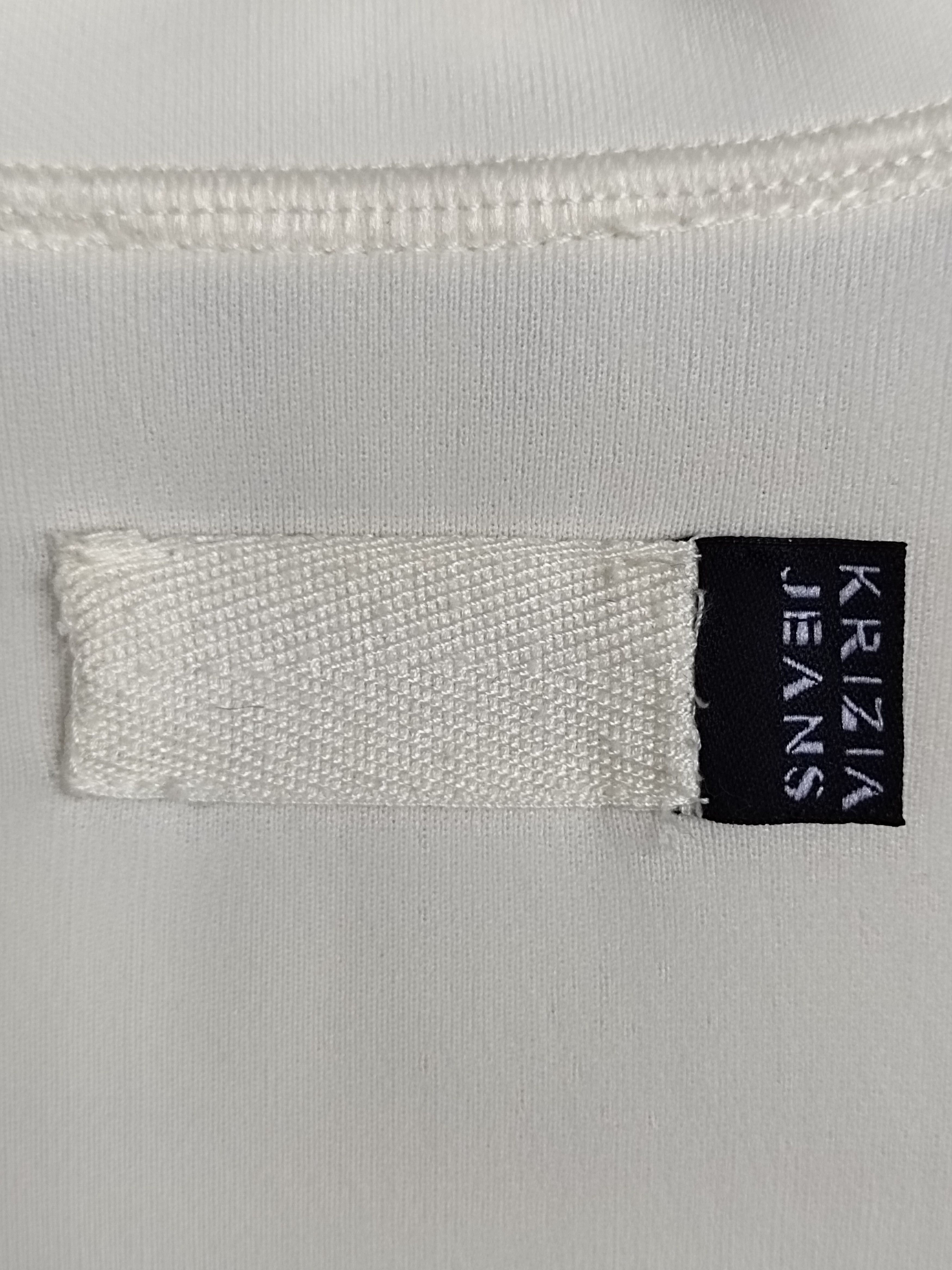 Krizia Krizia Jeans Stretchable Cream Sweater Women Size S / US 4 / IT 40 - 10 Thumbnail