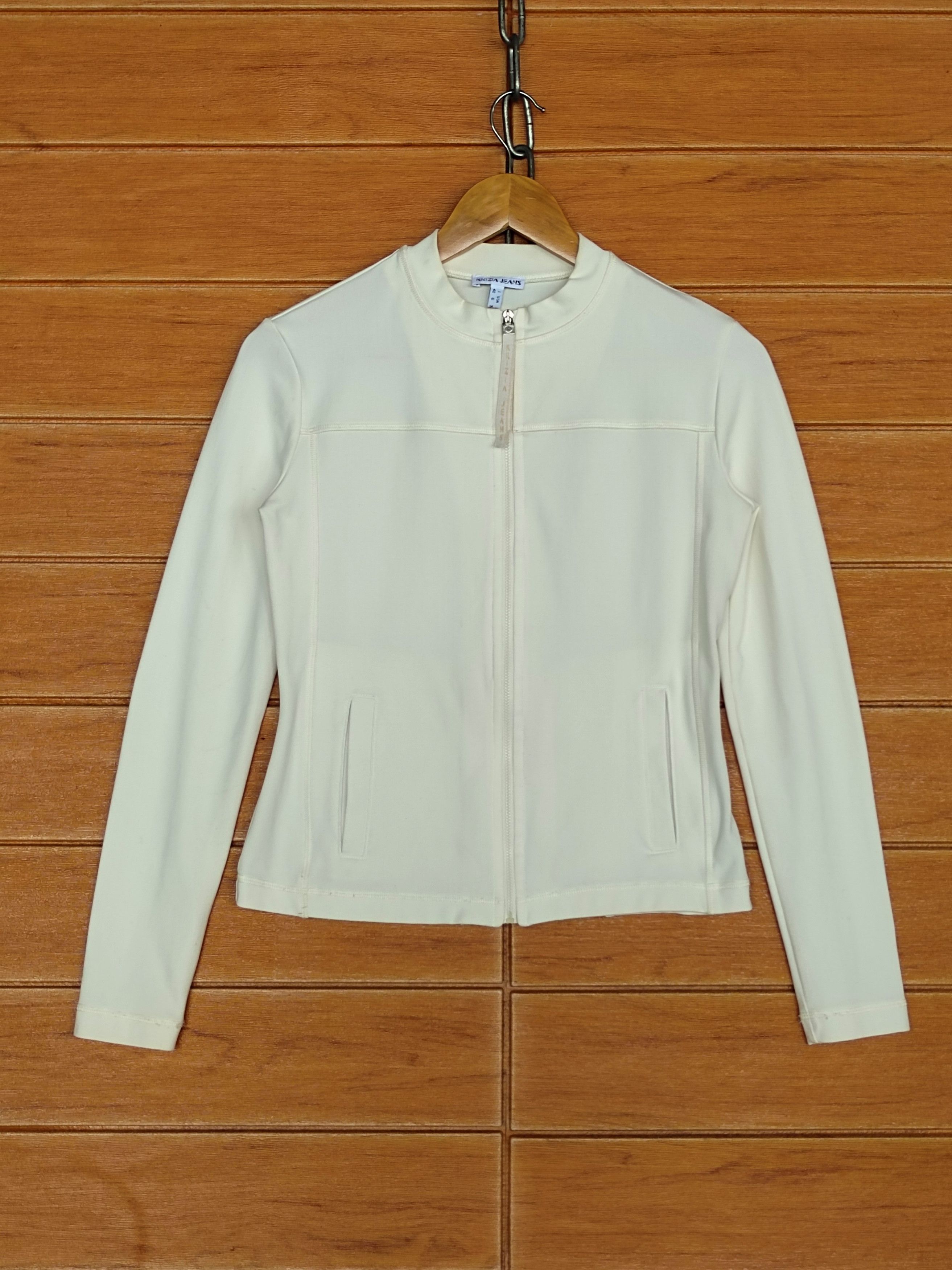 Krizia Krizia Jeans Stretchable Cream Sweater Women Size S / US 4 / IT 40 - 1 Thumbnail