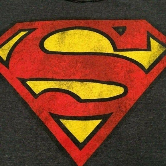 DC Comics Mens DC Comics Superman Logo Design Size Medium T-Shirt Size US M / EU 48-50 / 2 - 3 Thumbnail