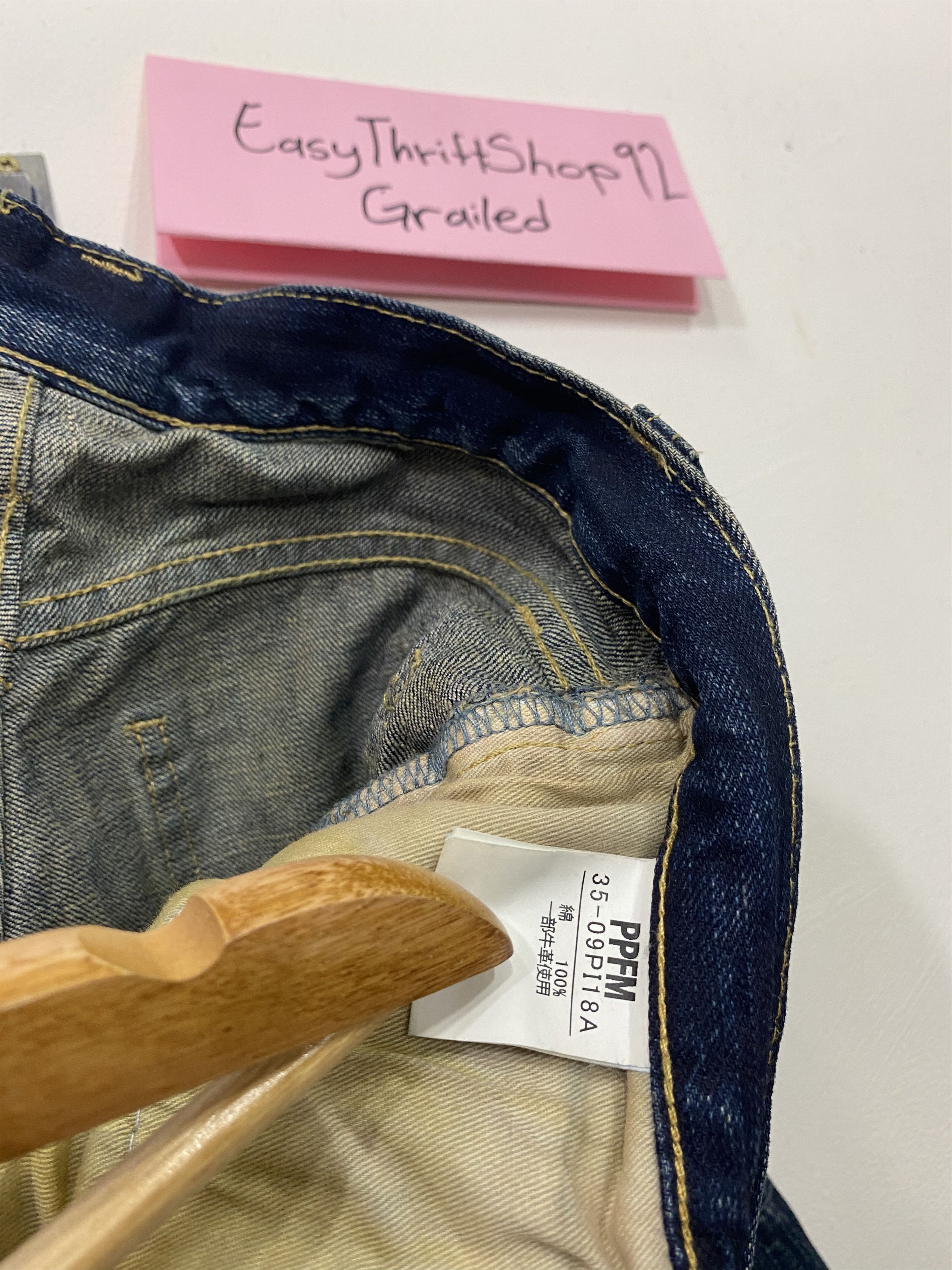 Japanese Brand OFFER YOUR PRICE🔥double waist punk design jeans Size US 30 / EU 46 - 14 Thumbnail