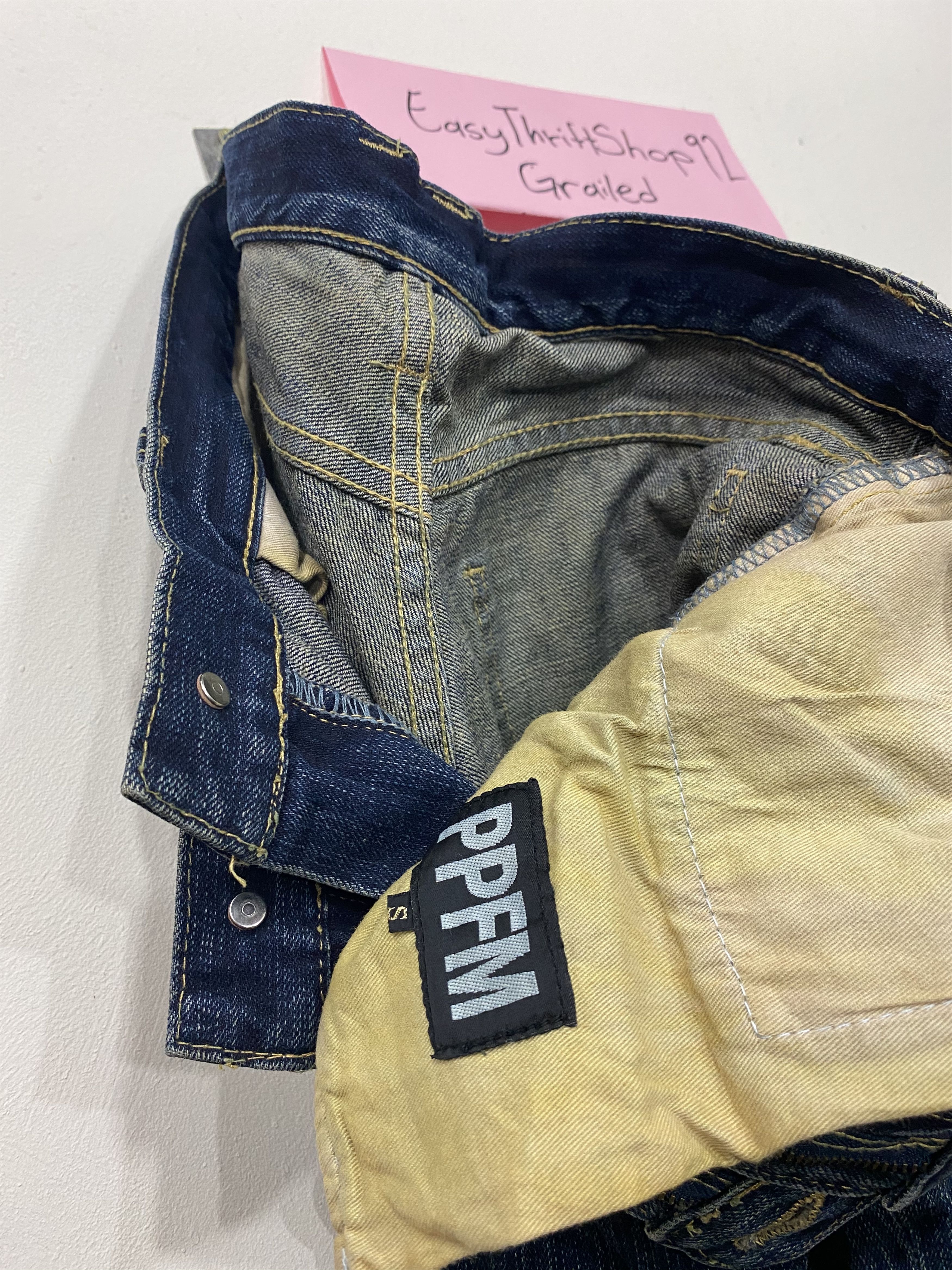 Japanese Brand OFFER YOUR PRICE🔥double waist punk design jeans Size US 30 / EU 46 - 15 Thumbnail