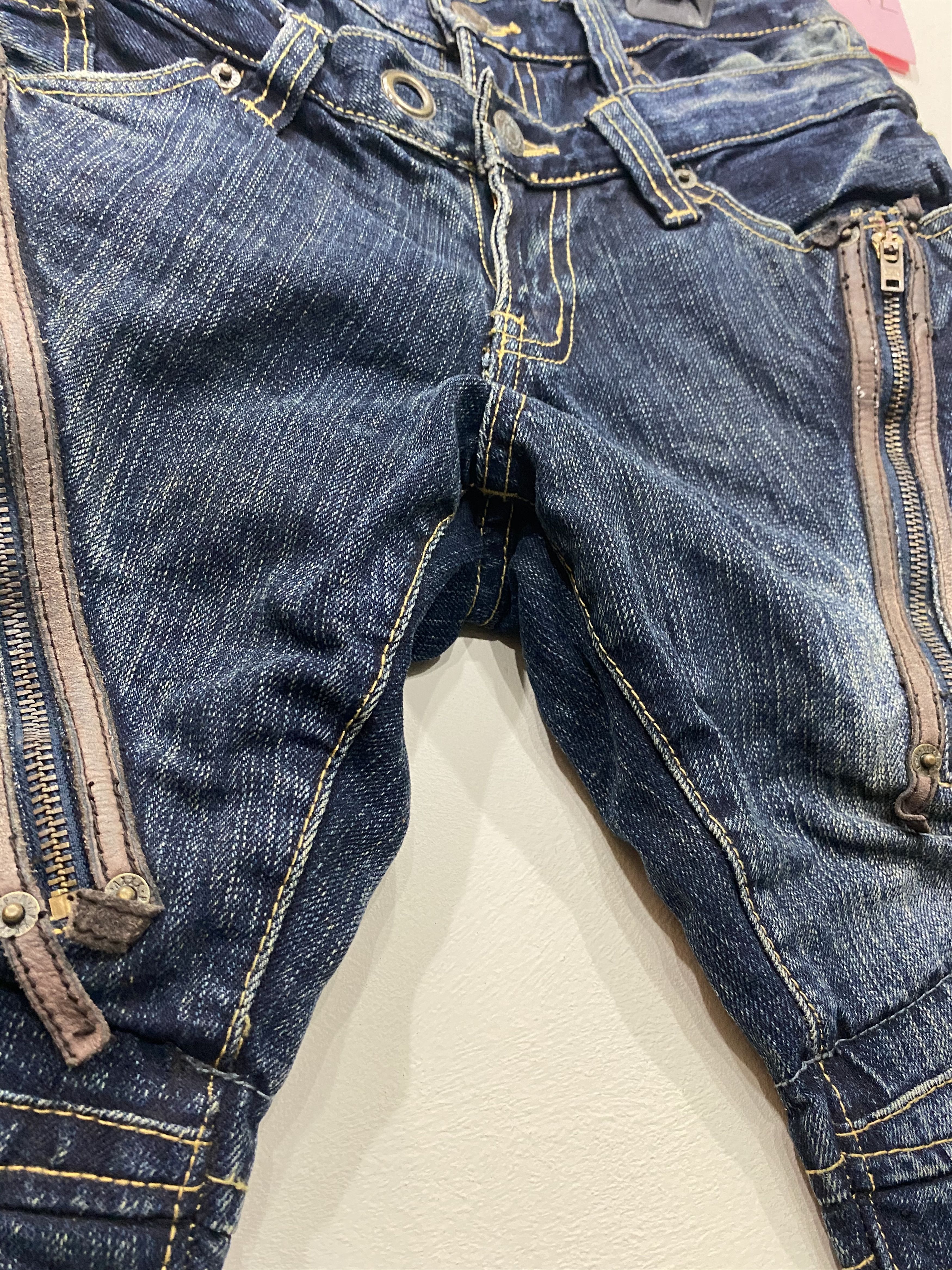 Japanese Brand OFFER YOUR PRICE🔥double waist punk design jeans Size US 30 / EU 46 - 17 Thumbnail