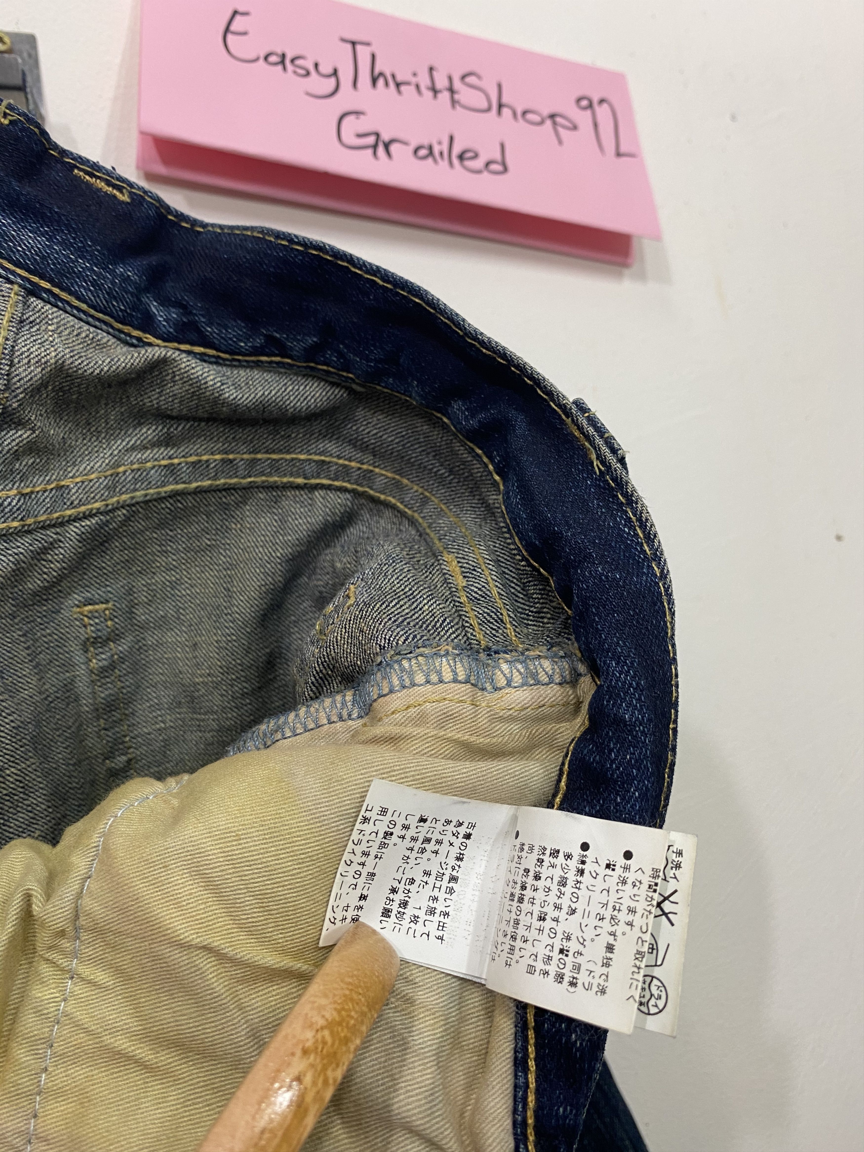 Japanese Brand OFFER YOUR PRICE🔥double waist punk design jeans Size US 30 / EU 46 - 12 Thumbnail