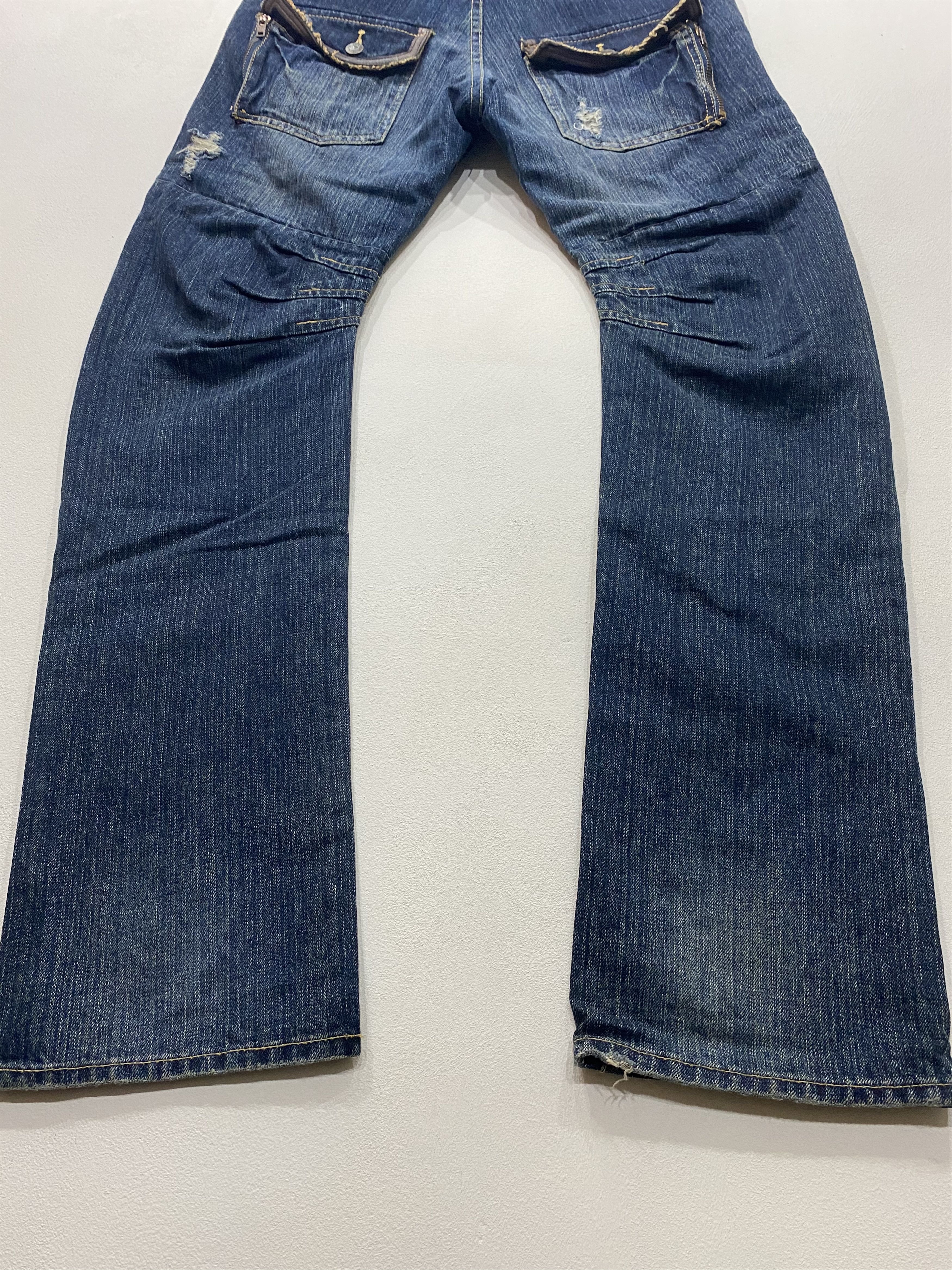 Japanese Brand OFFER YOUR PRICE🔥double waist punk design jeans Size US 30 / EU 46 - 7 Thumbnail