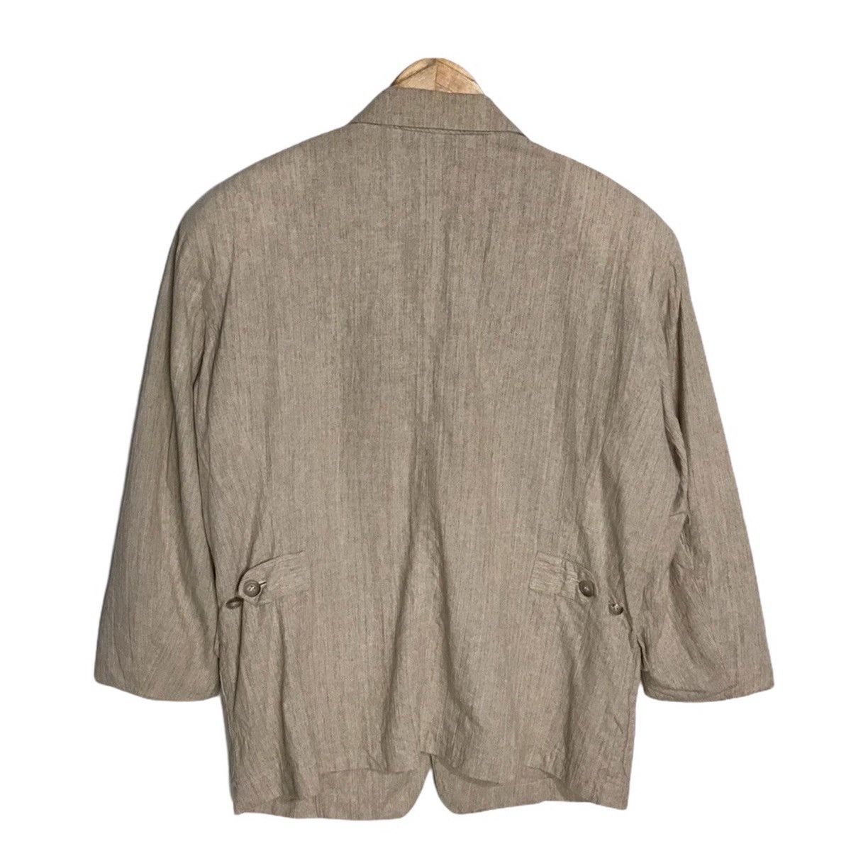 Issey miyake men classic linen jacket