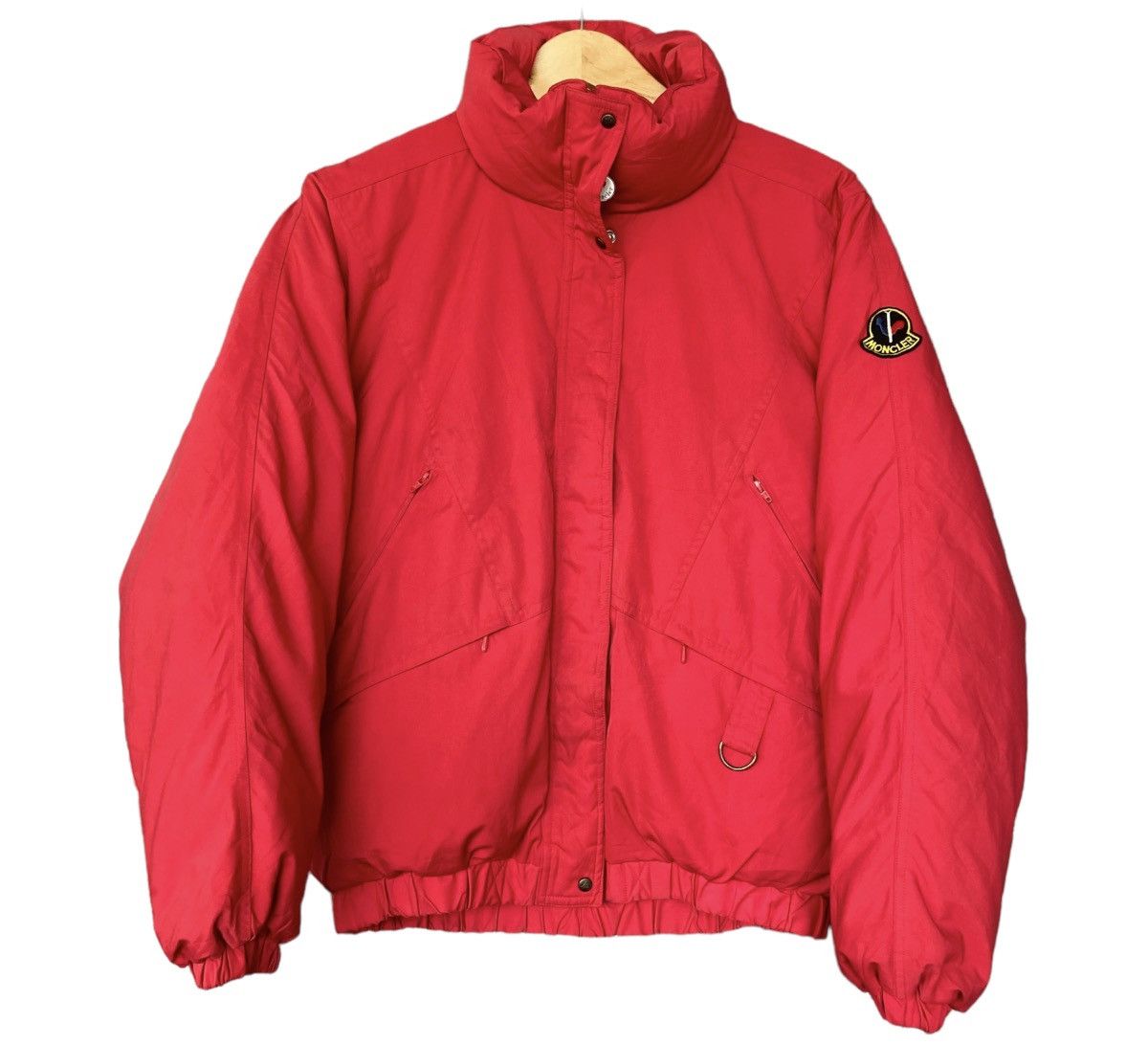 image of Moncler Ski Wear Down Jacket in Red, Men's (Size Medium)