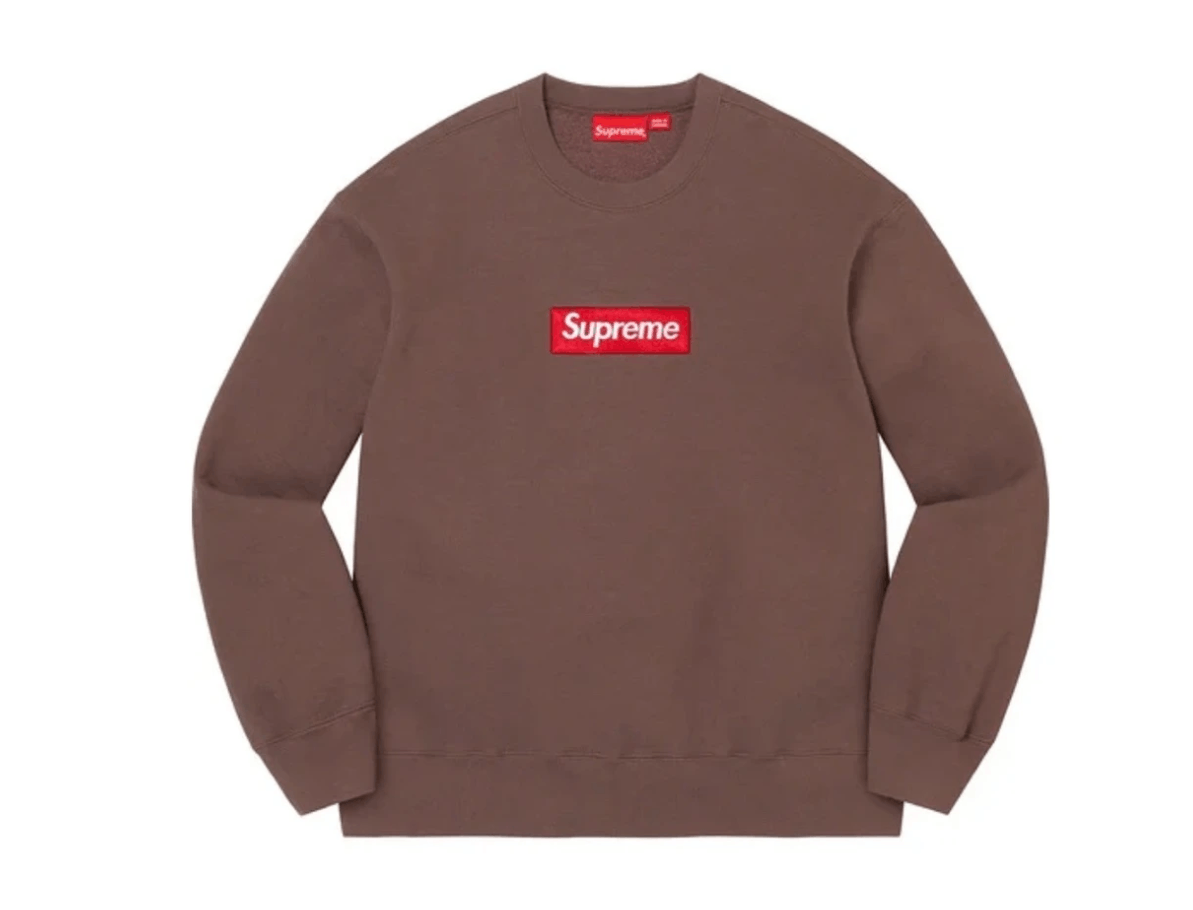 Supreme Brown Box Logo Hoodie | Grailed