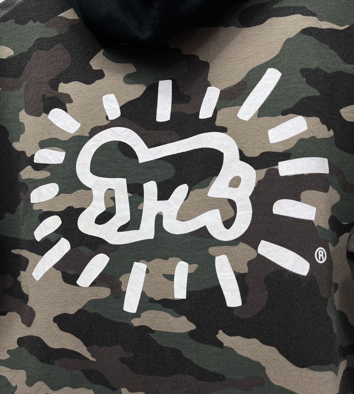 Keith Haring KEITH HARING X BROWNY Jpn Iconic Pop Art Short Sleeve Hoodie Size US M / EU 48-50 / 2 - 2 Thumbnail