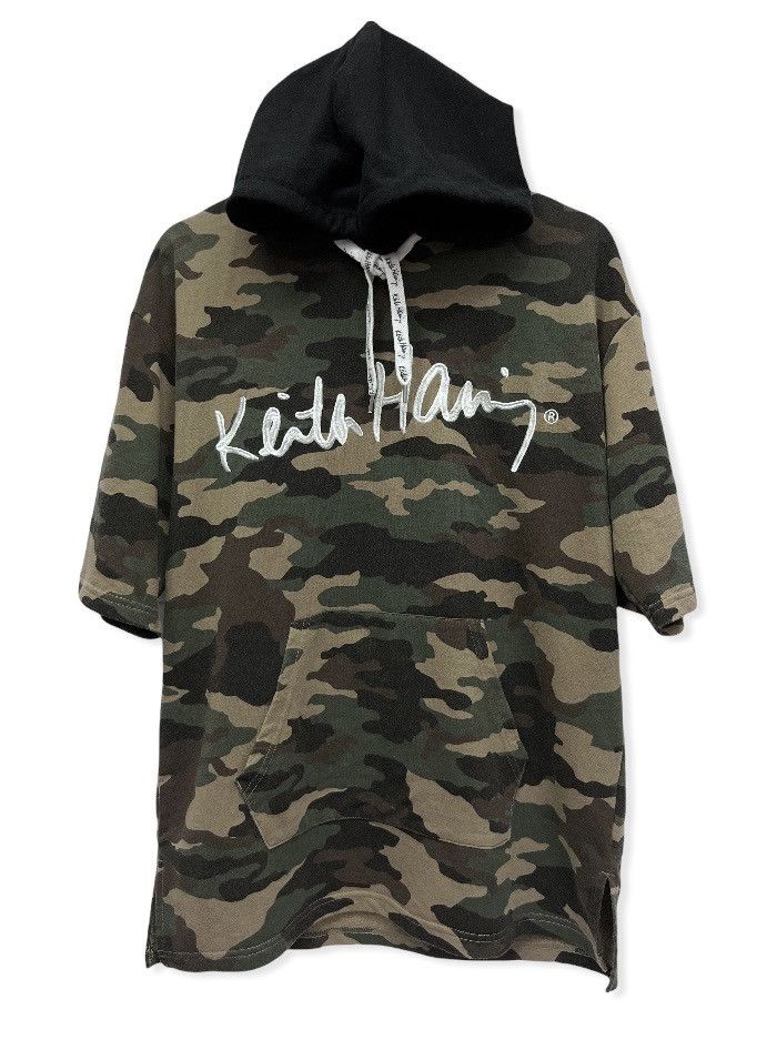 Keith Haring KEITH HARING X BROWNY Jpn Iconic Pop Art Short Sleeve Hoodie Size US M / EU 48-50 / 2 - 3 Thumbnail