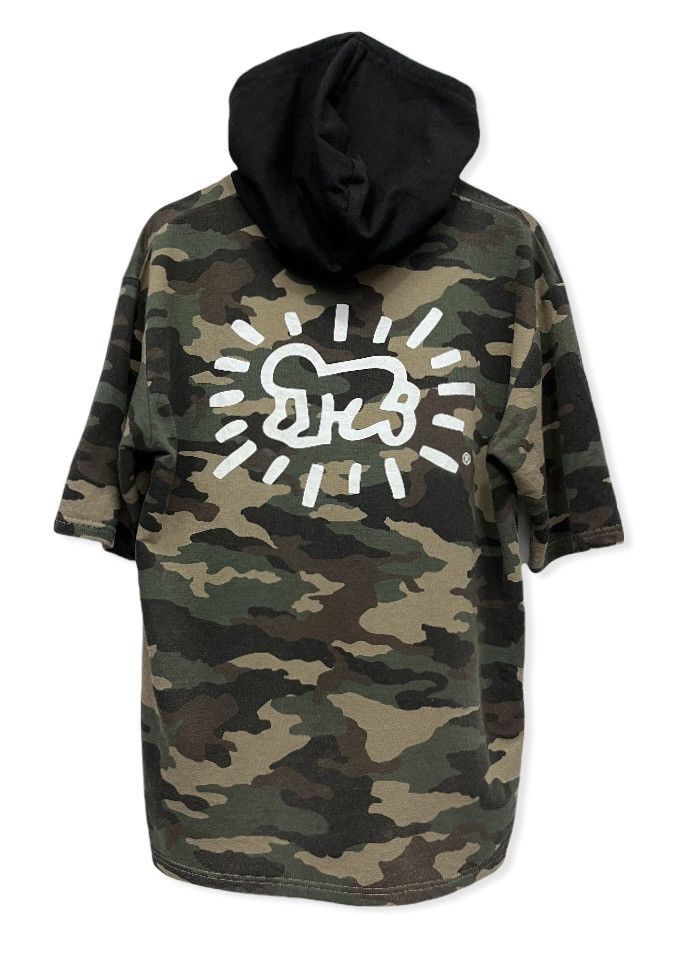 Keith Haring KEITH HARING X BROWNY Jpn Iconic Pop Art Short Sleeve Hoodie Size US M / EU 48-50 / 2 - 1 Thumbnail