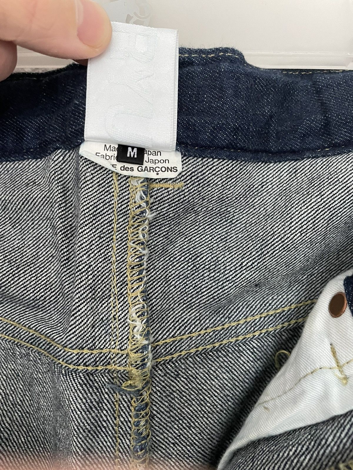 Comme des Garcons × Fumito Ganryu Ganryu drop crotch denim
