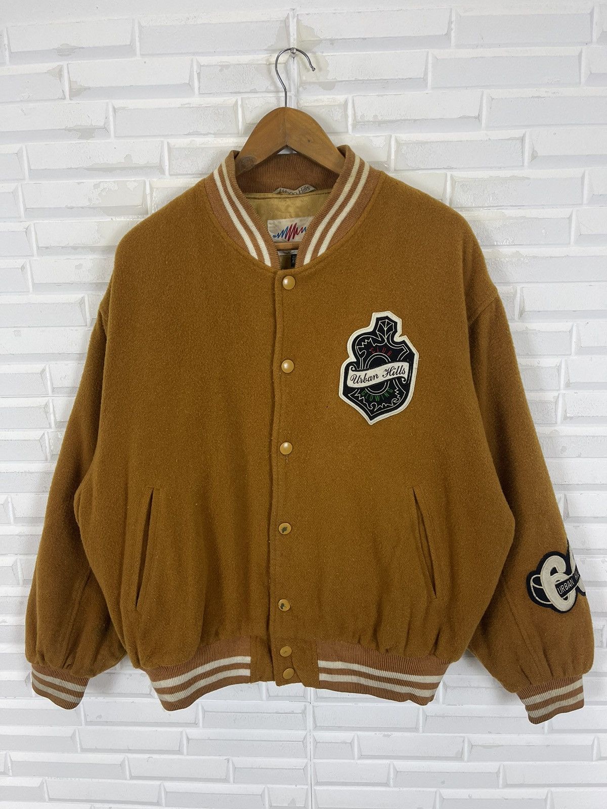 Vintage URBAN HILLS SWING VARSITY JACKET Size US L / EU 52-54 / 3 - 1 Thumbnail
