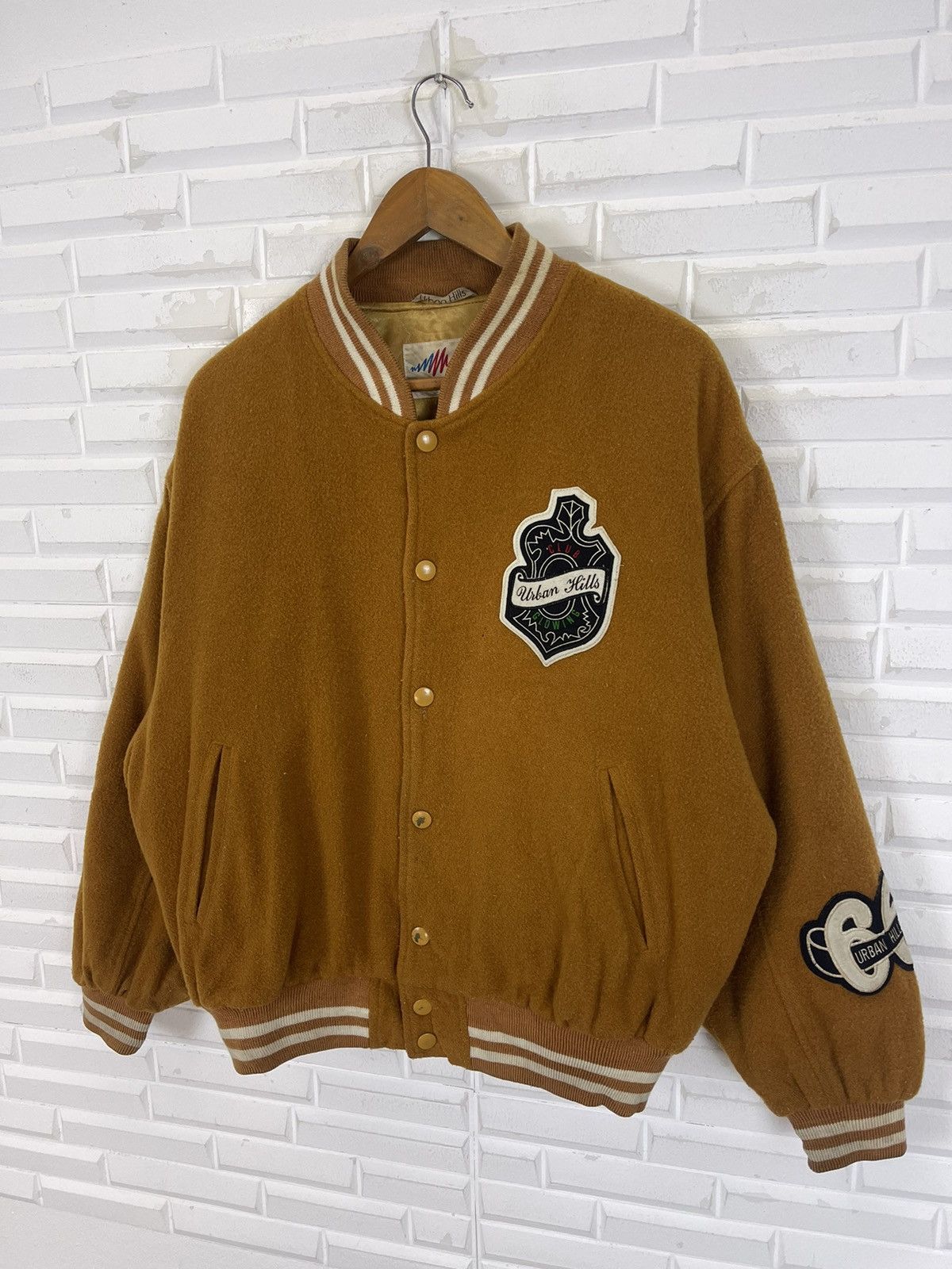 Vintage URBAN HILLS SWING VARSITY JACKET Size US L / EU 52-54 / 3 - 3 Thumbnail
