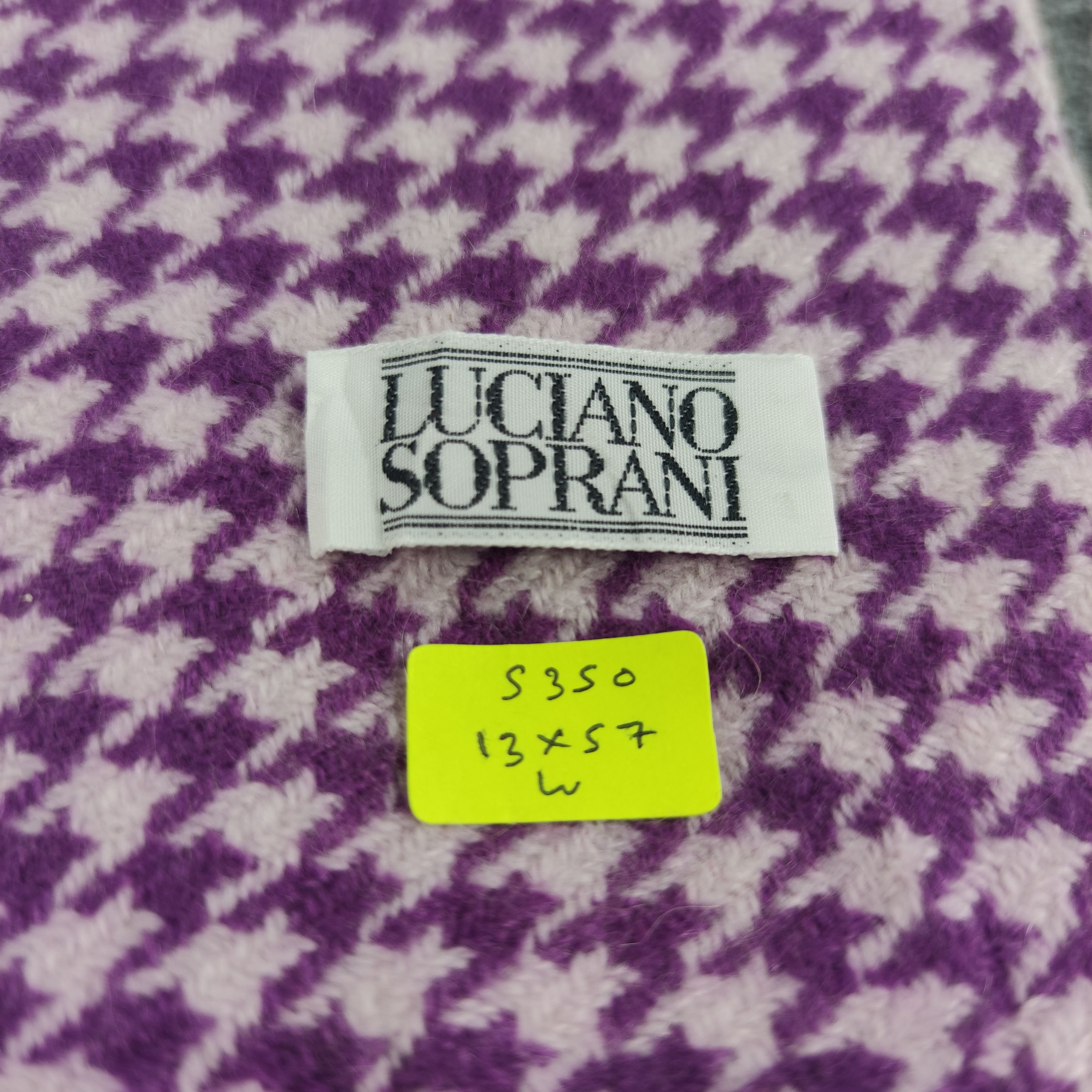 Vintage Luciano Soprani Scarf/Muffler/Wool Size ONE SIZE - 4 Thumbnail