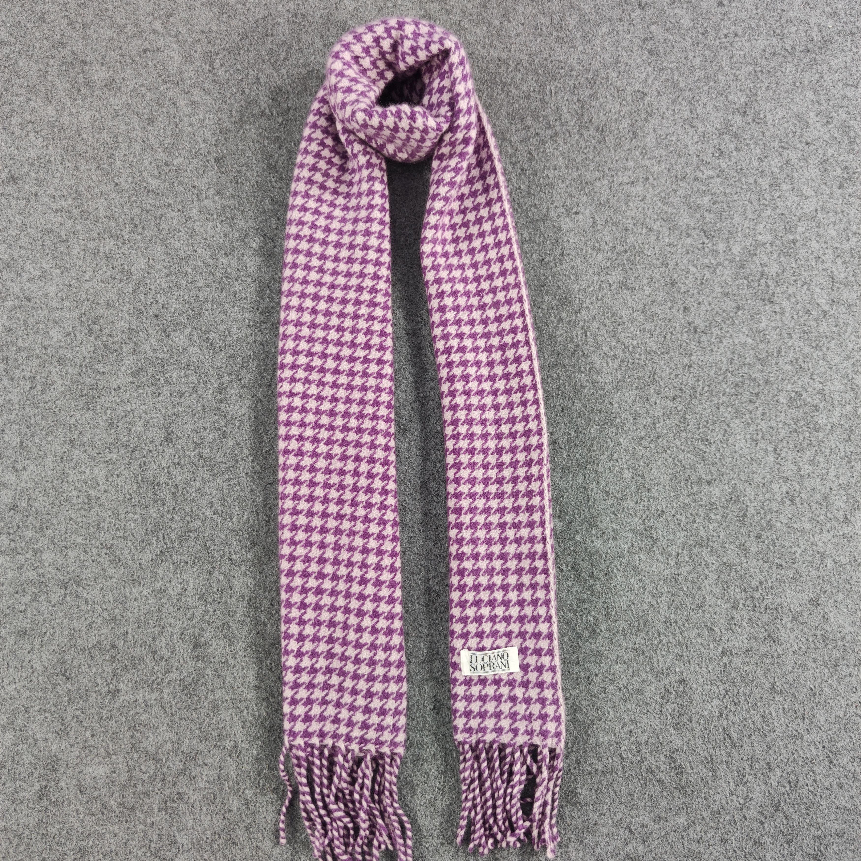 Vintage Luciano Soprani Scarf/Muffler/Wool Size ONE SIZE - 1 Thumbnail
