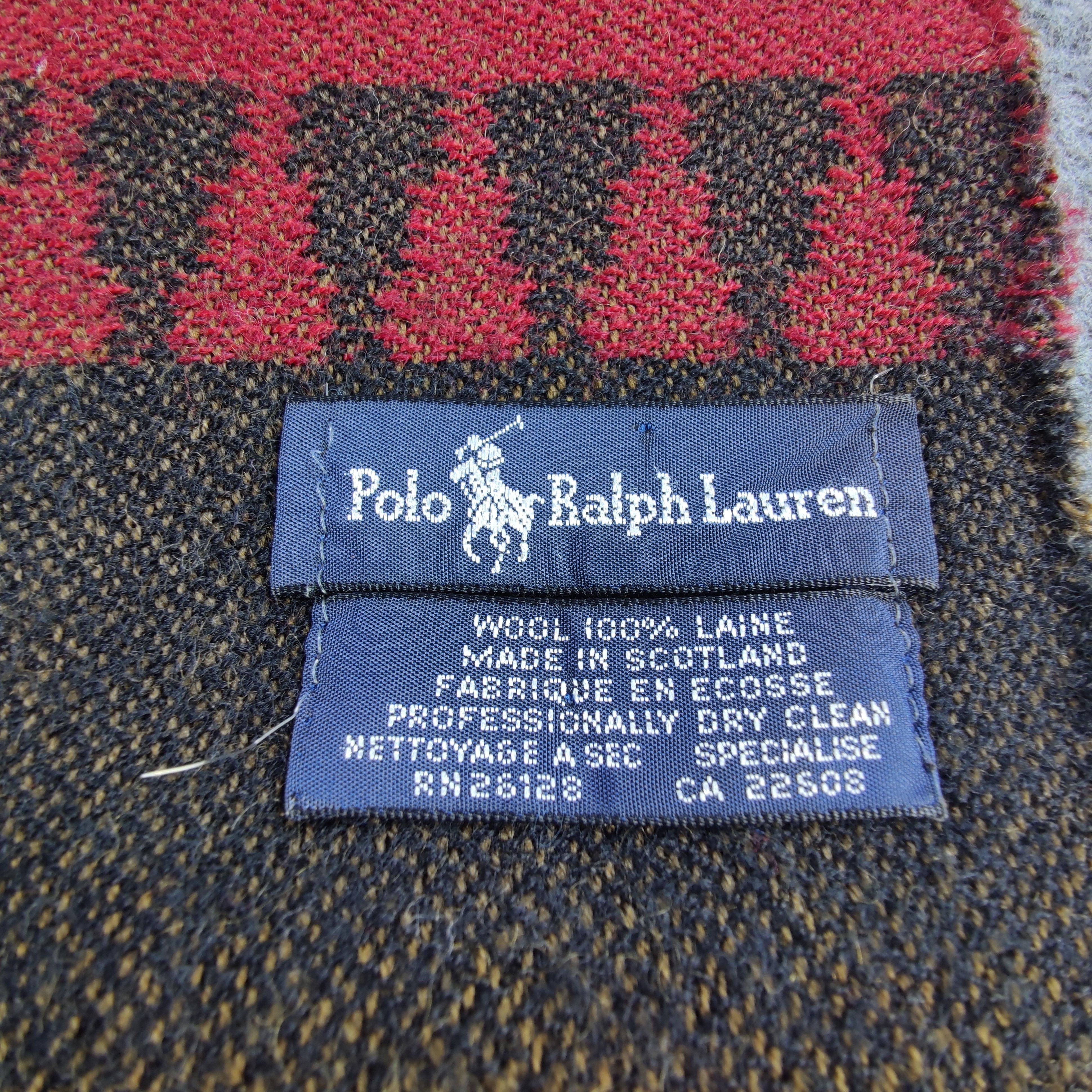 Polo Ralph Lauren Polo Ralph Lauren Scarf/Muffler/Wool-S235 Size ONE SIZE - 4 Thumbnail