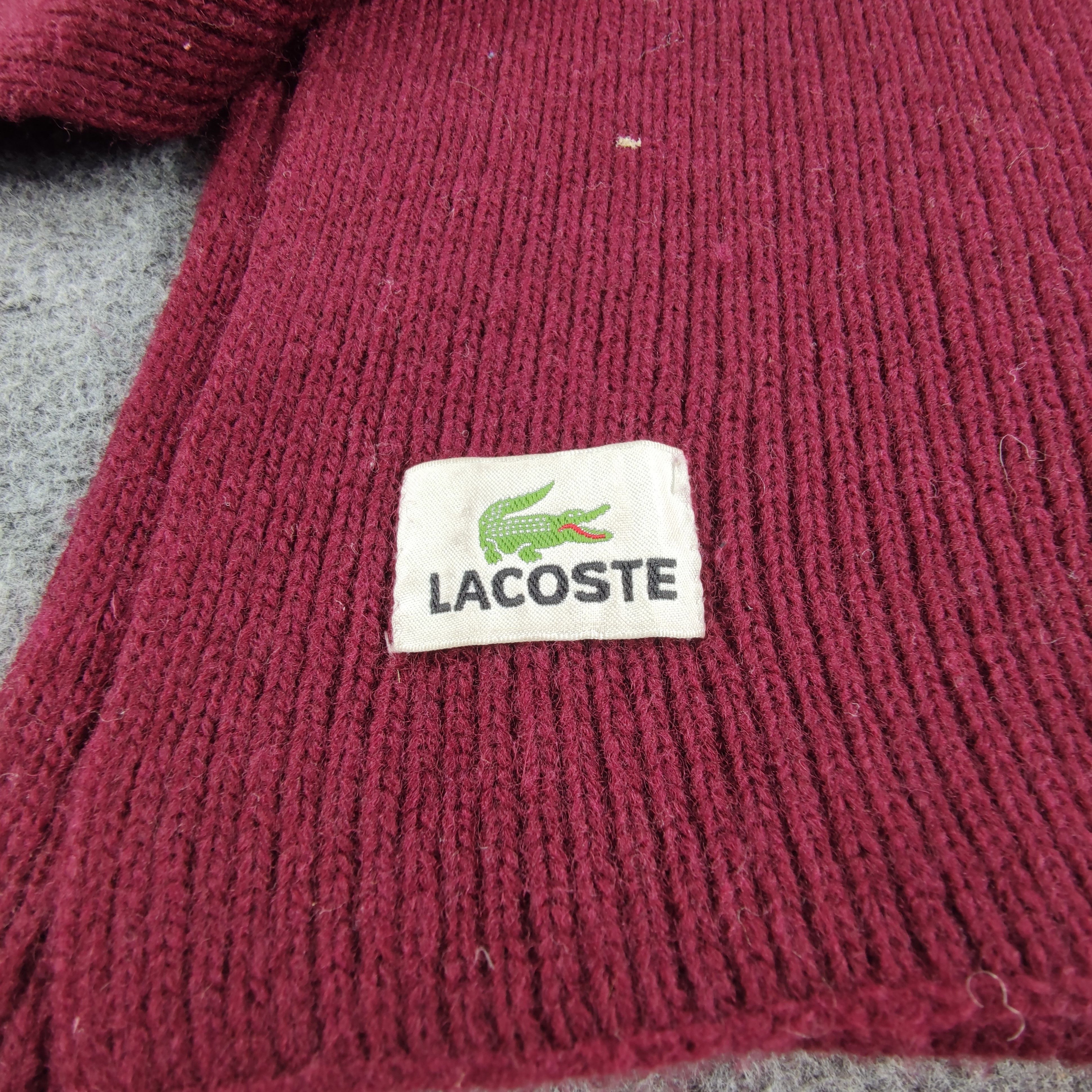 Lacoste Lacoste Scarf/Muffler/Wool S236 Size ONE SIZE - 4 Thumbnail