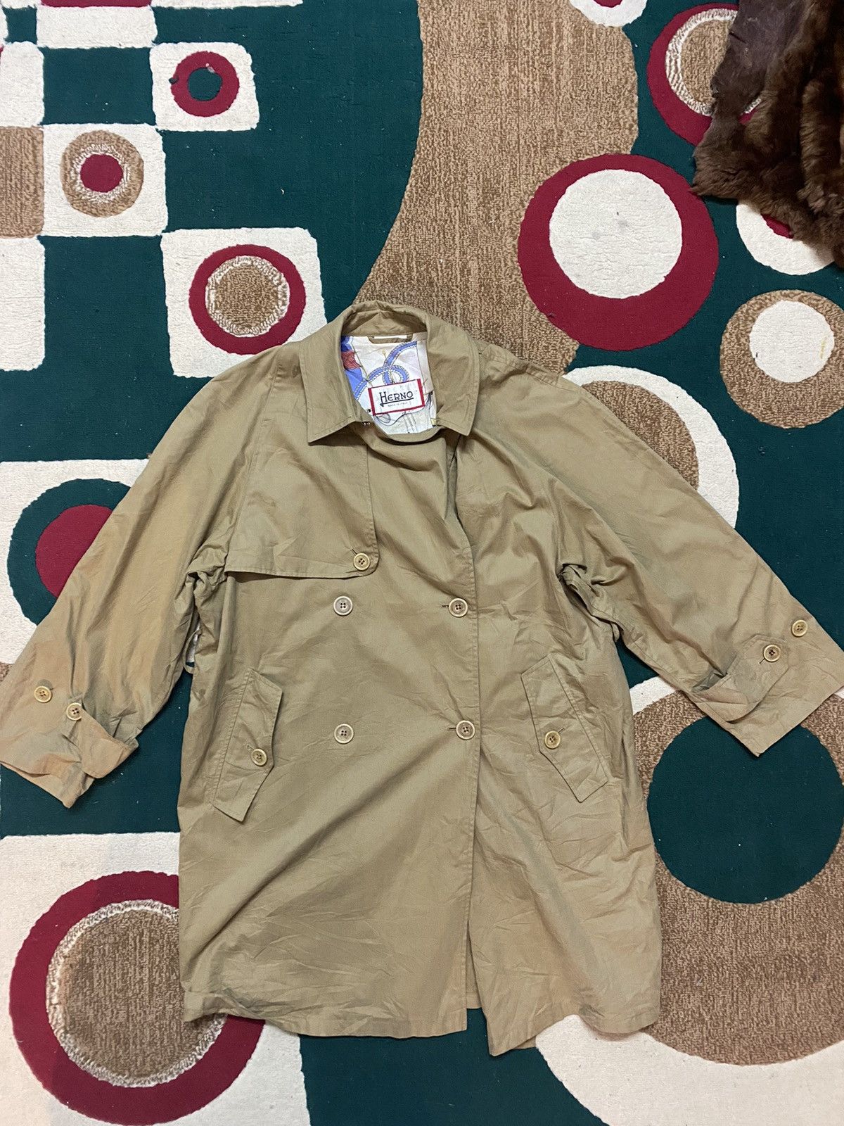 Herno 🔥Vintage🔥 Herno Trench Coat Size US L / EU 52-54 / 3 - 1 Thumbnail