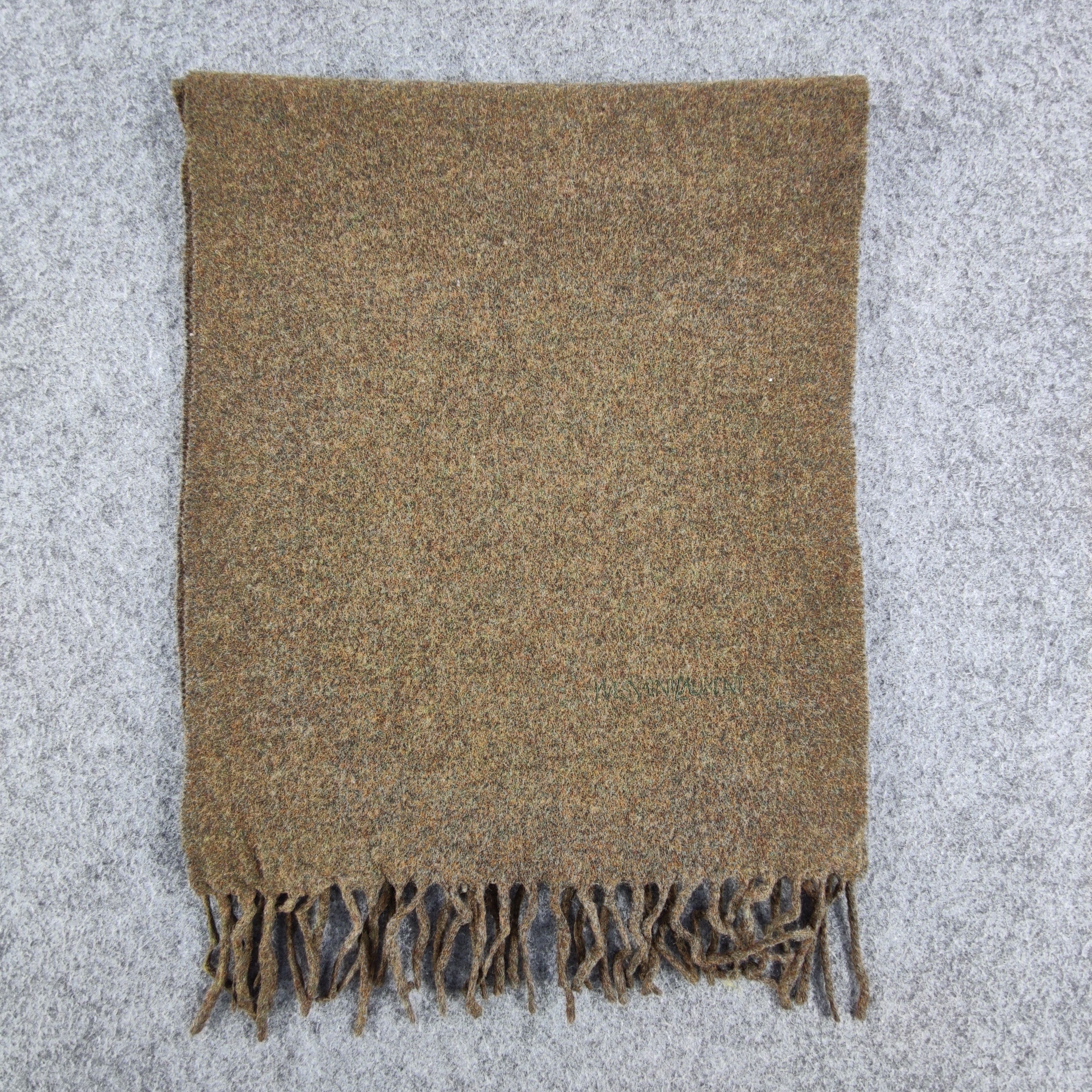 Yves Saint Laurent Yves Saint Laurent Scarf/Muffler/Wool-S263 Size ONE SIZE - 2 Thumbnail