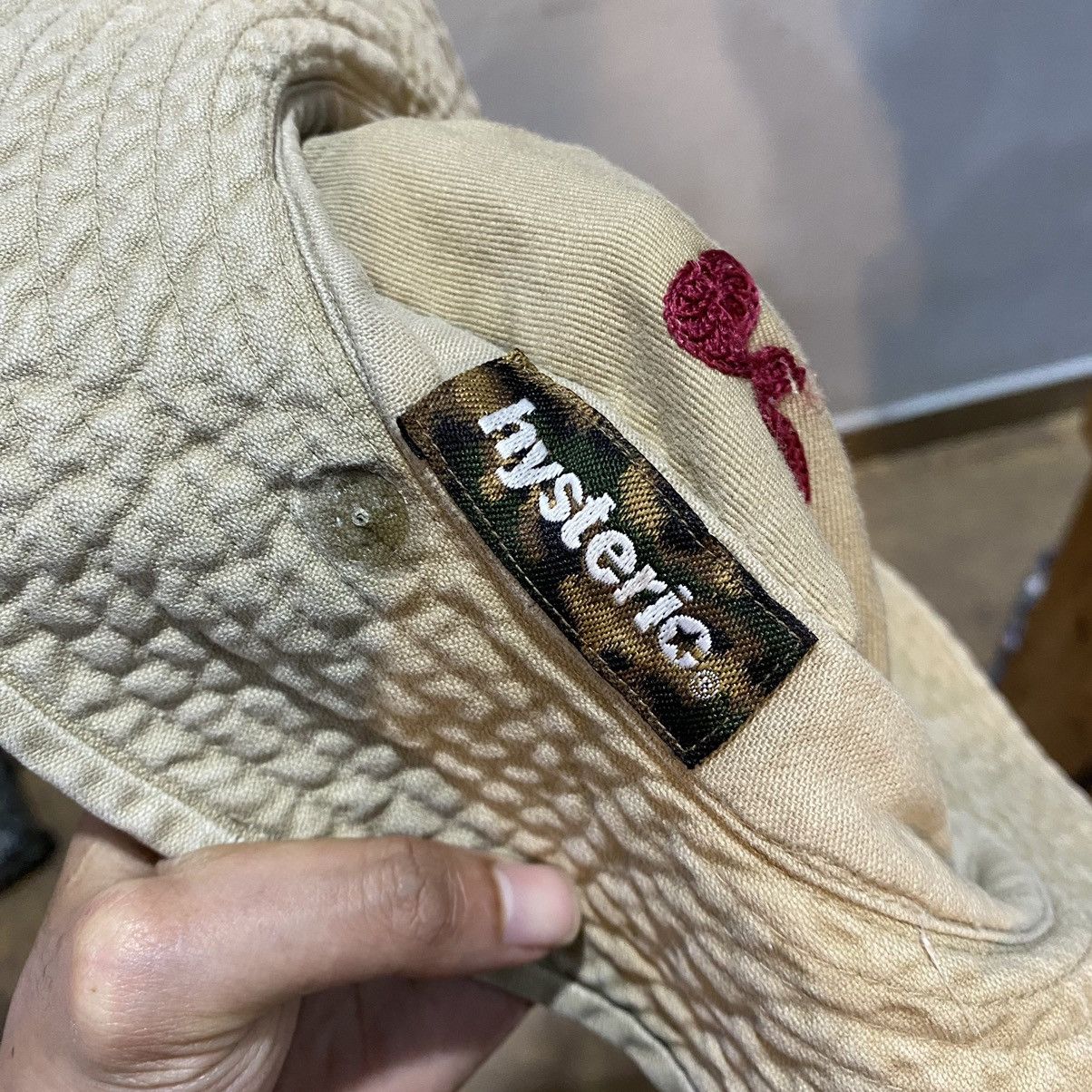 Hysteric Glamour × Vintage VINTAGE RARE‼️Hysteric Glamour Logo Embroidery Bucket Hats Size ONE SIZE - 7 Thumbnail