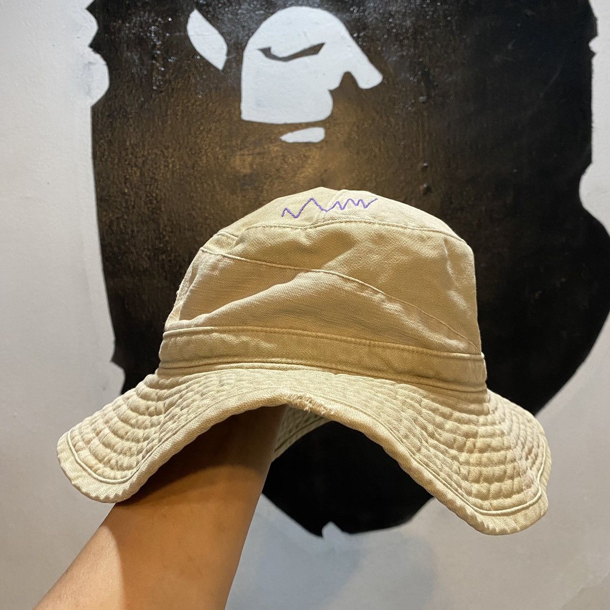 Hysteric Glamour × Vintage VINTAGE RARE‼️Hysteric Glamour Logo Embroidery Bucket Hats Size ONE SIZE - 4 Thumbnail