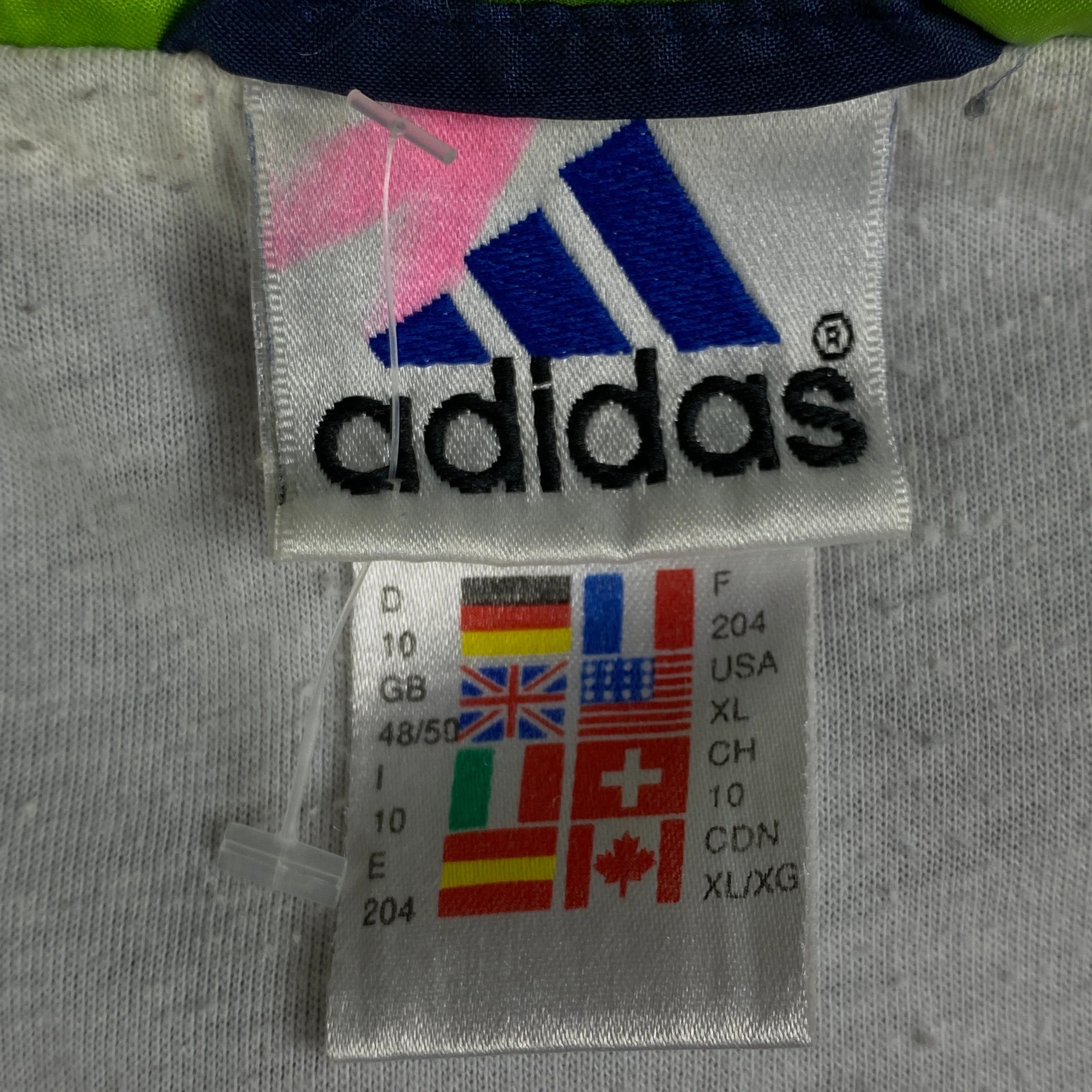 Adidas × Vintage Mens Bomber Jacket Adidas Vintage Size XL Size US XL / EU 56 / 4 - 4 Thumbnail
